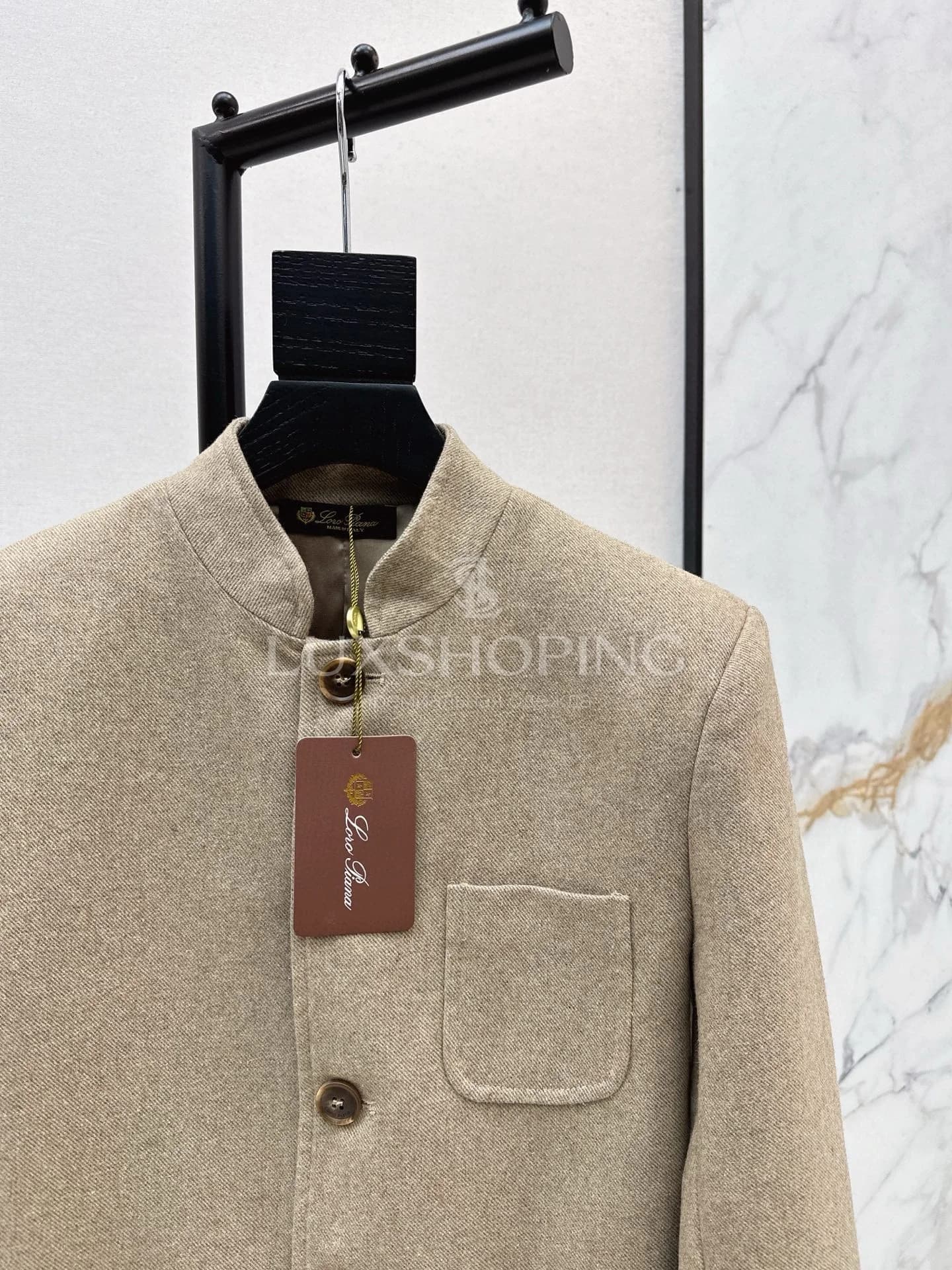 Loro Piana Жакет с воротником-стойкой прямого кроя - фото 5