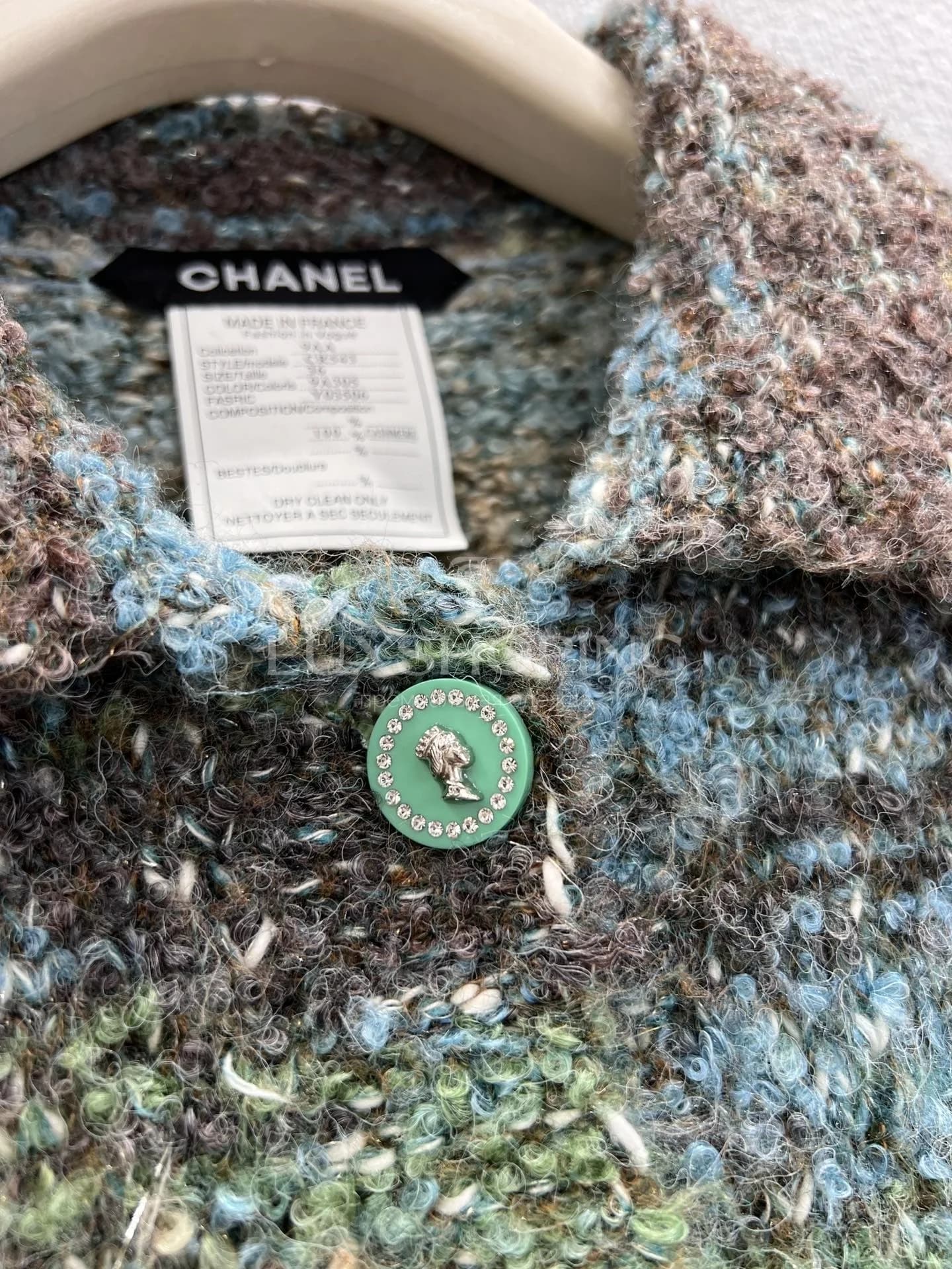 Chanel Жакет из кашемира из коллекции Métiers d’Art 25K с эффектом ручной вязки - фото 9