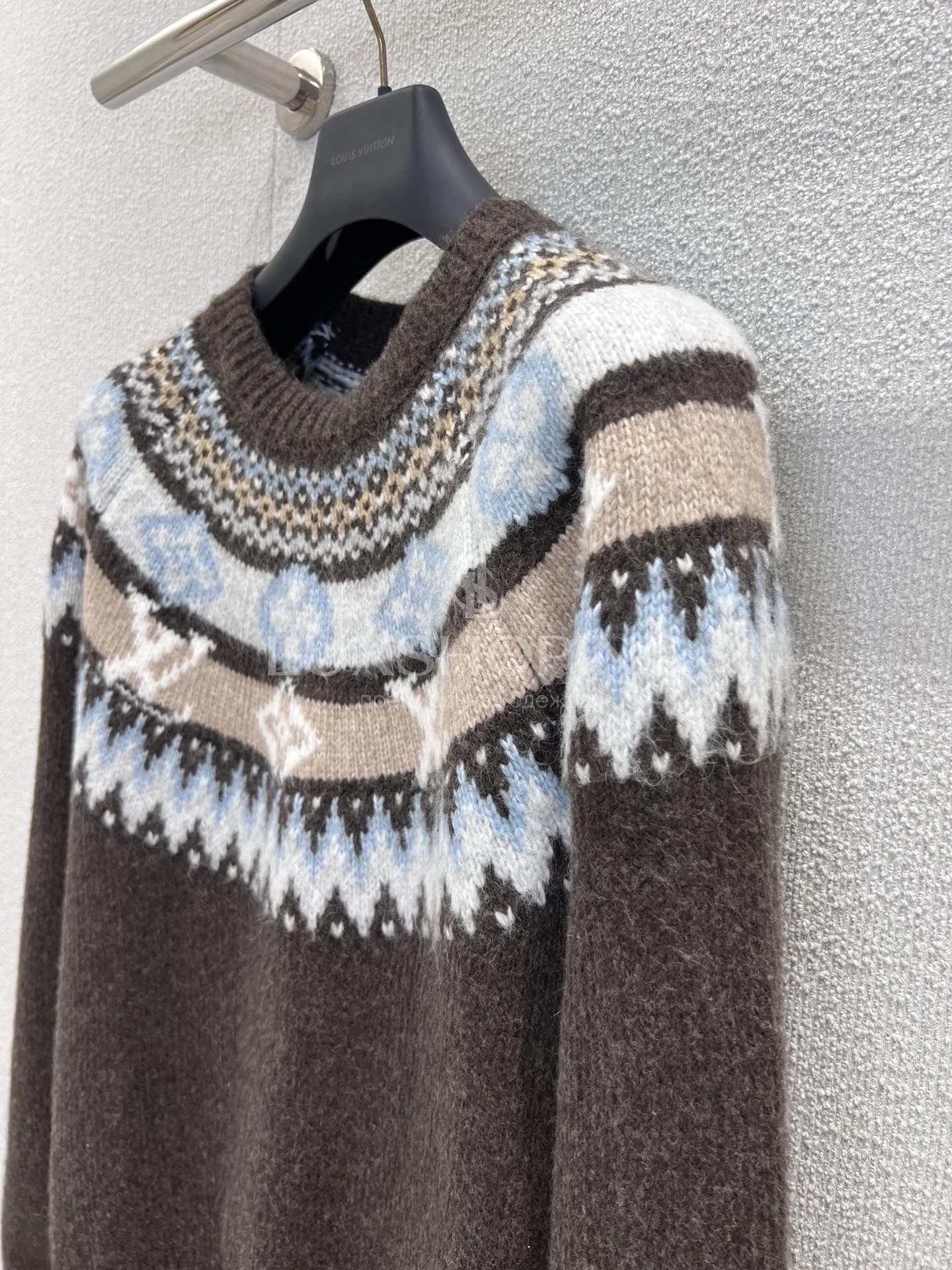 Louis Vuitton Свитер из альпаки с жаккардовым узором из коллекции 25FW Ski - фото 5