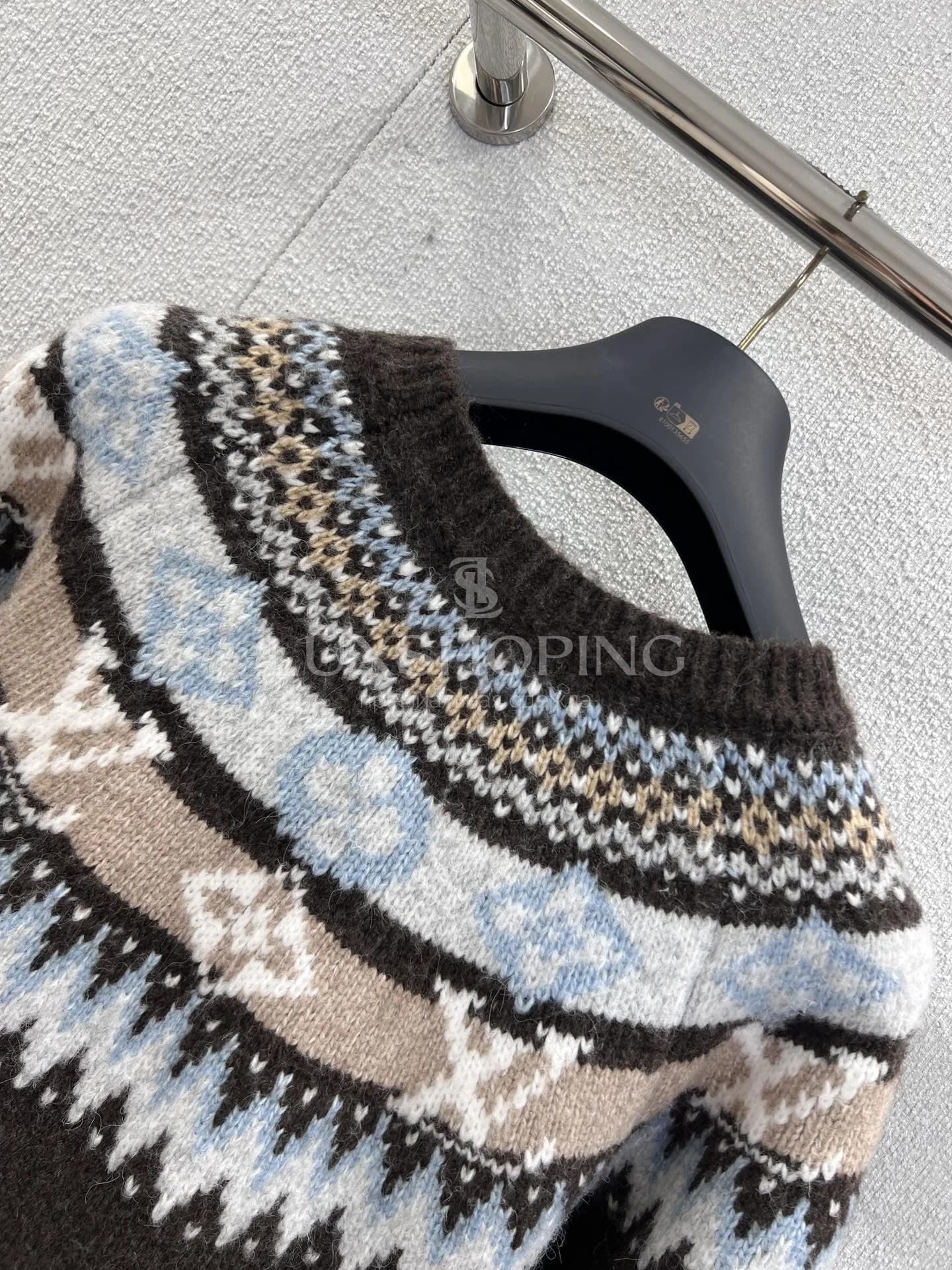 Louis Vuitton Свитер из альпаки с жаккардовым узором из коллекции 25FW Ski - фото 8