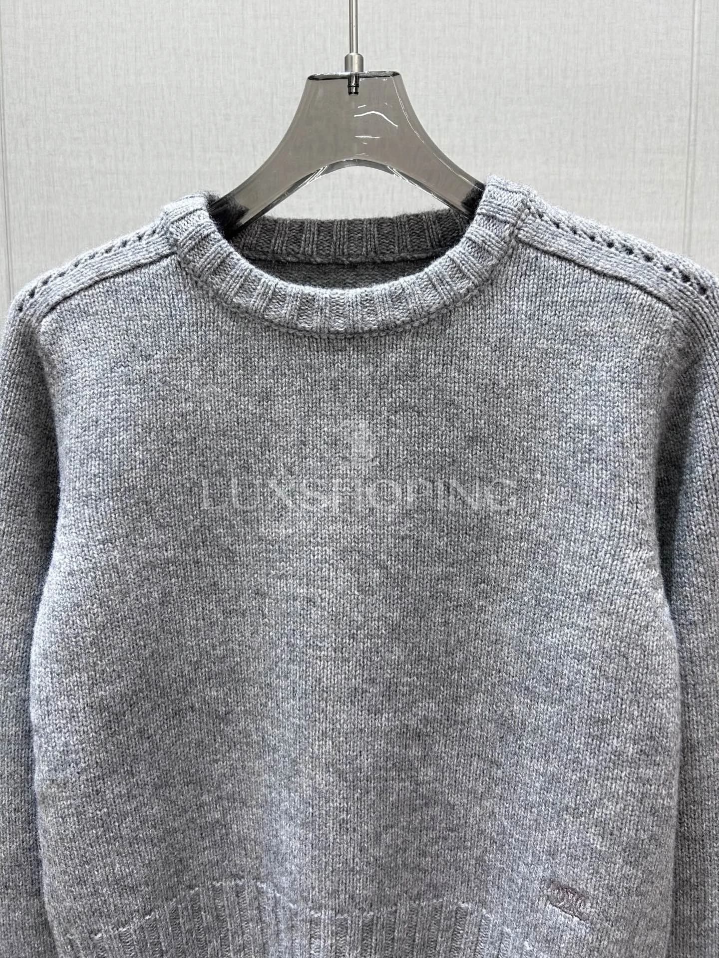 Celine Кашемировый свитер с круглым вырезом, коллекция 25FW - фото 6