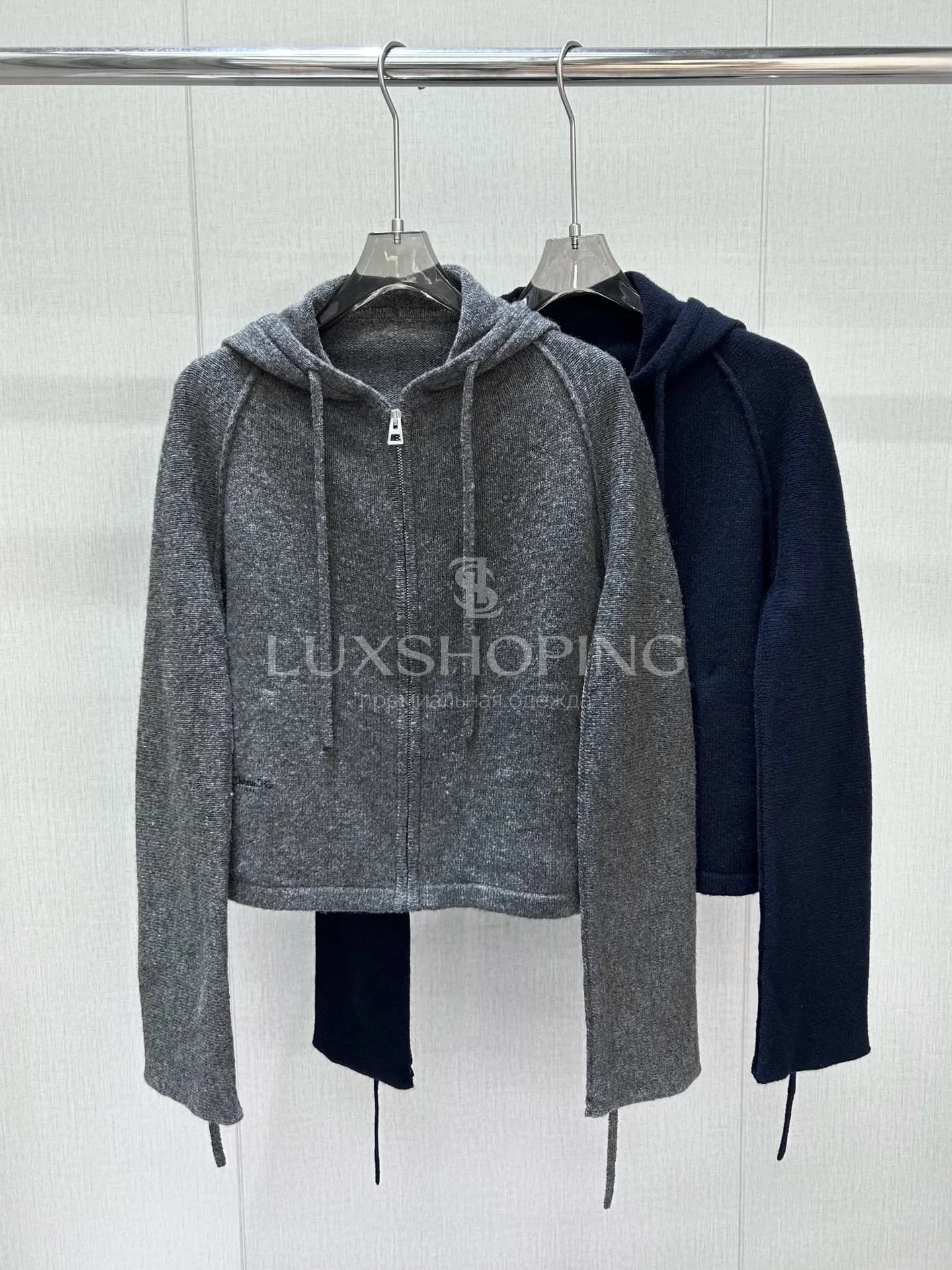 Dior Вязаная худи на молнии из шерсти, коллекция 25FW - фото 2