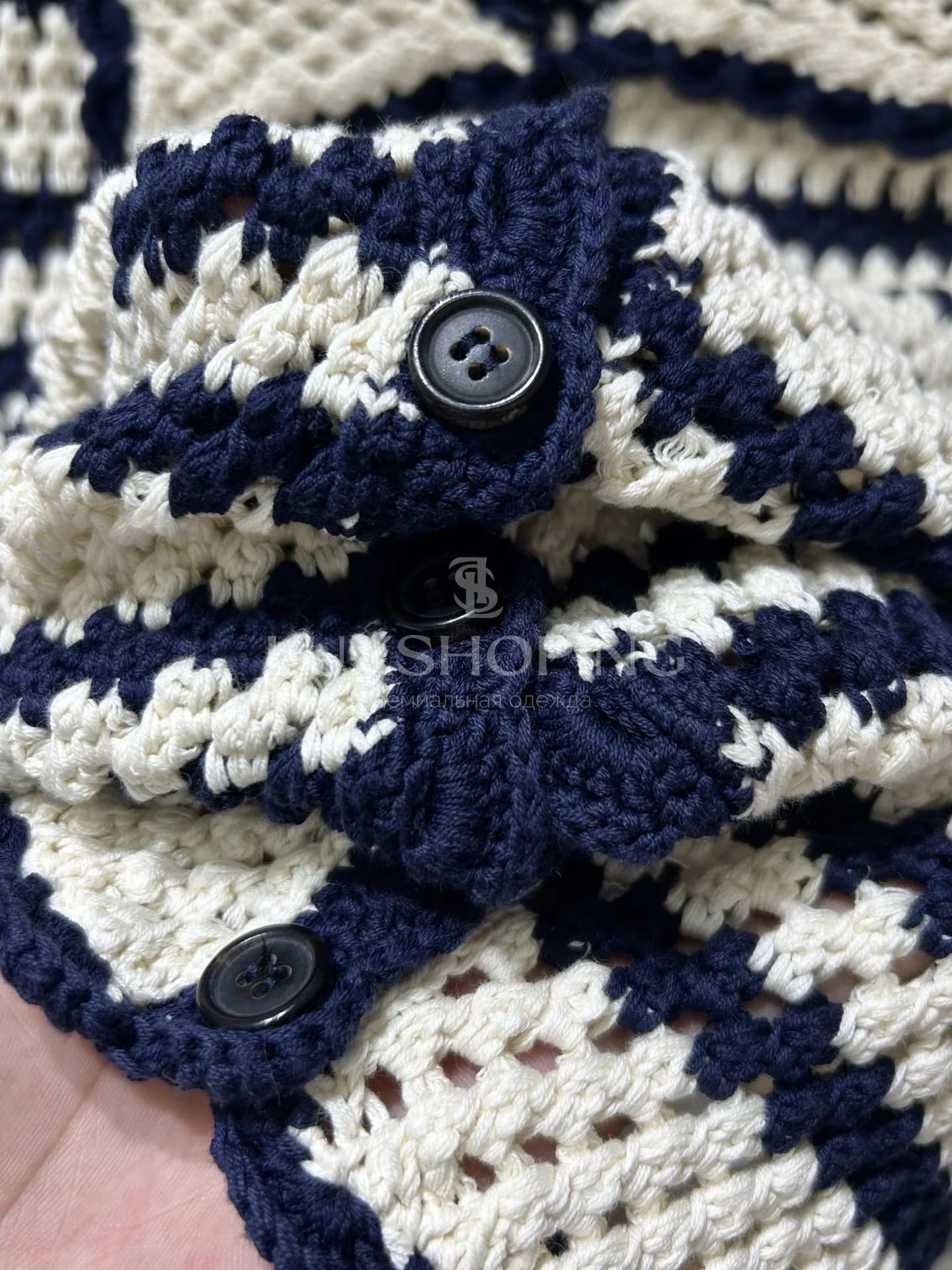 MIU MIU Вязаный комплект в полоску, коллекция 25SS - фото 6