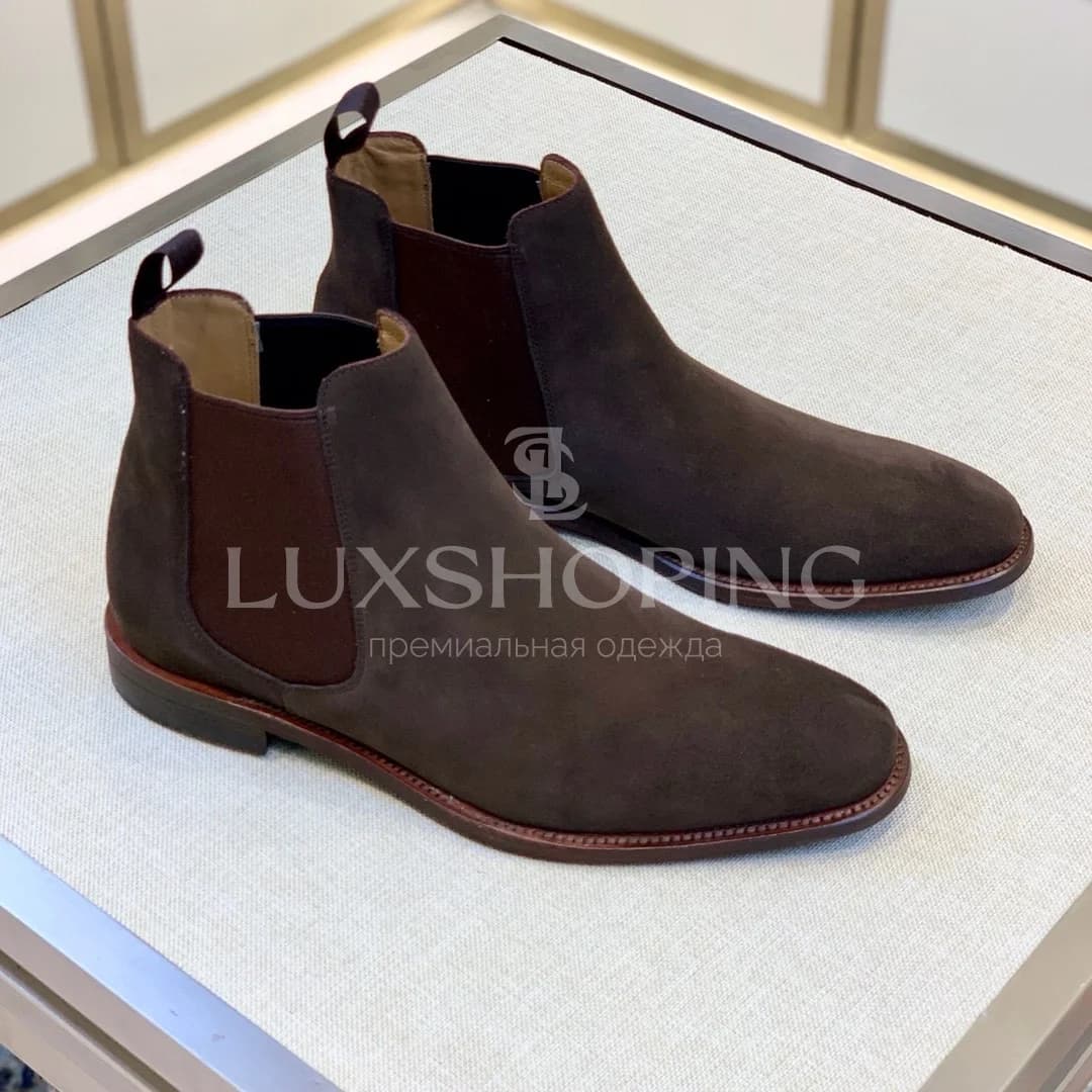 Church’s Chelsea Boots  Мужские челси из натуральной замши, шоколадный оттенок - фото 3