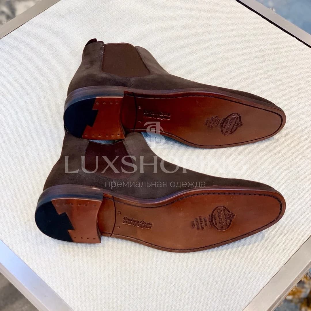 Church’s Chelsea Boots  Мужские челси из натуральной замши, шоколадный оттенок - фото 9