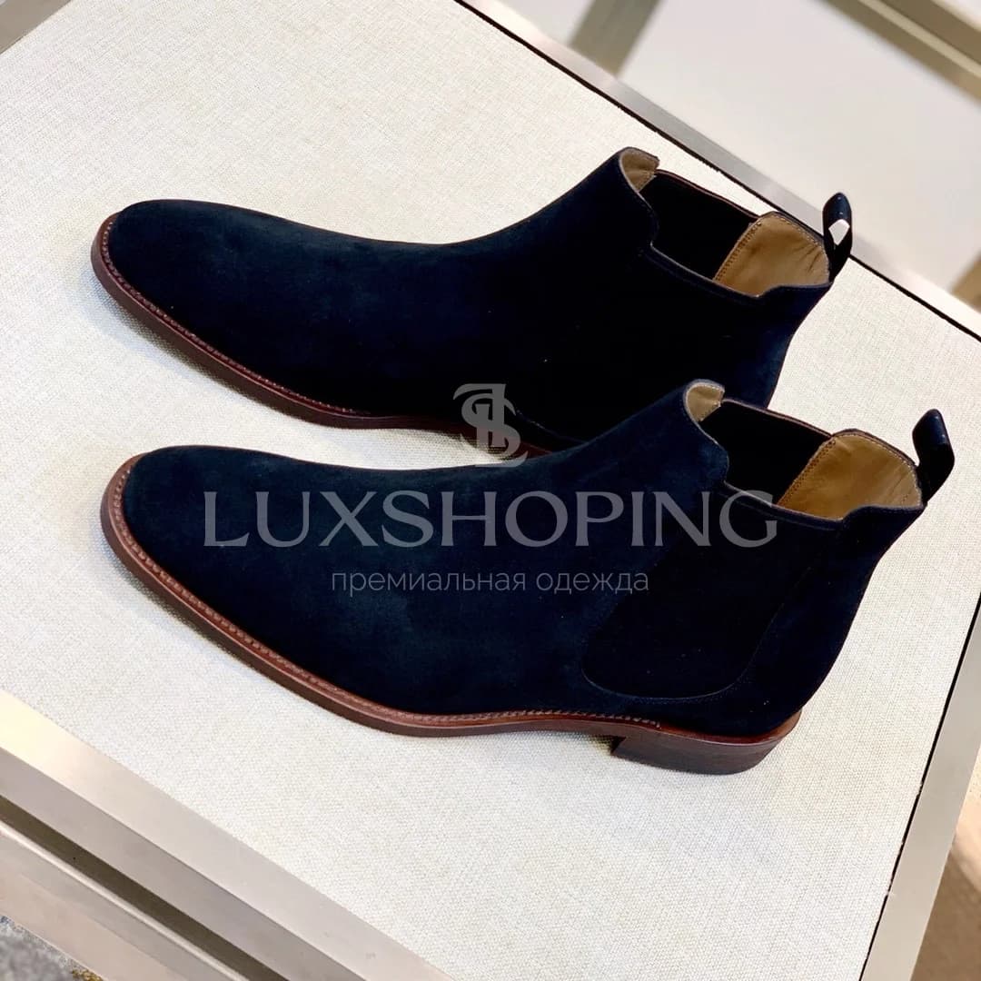 Church’s Chelsea Boots  Мужские челси из натуральной замши, тёмно-синий - фото 7