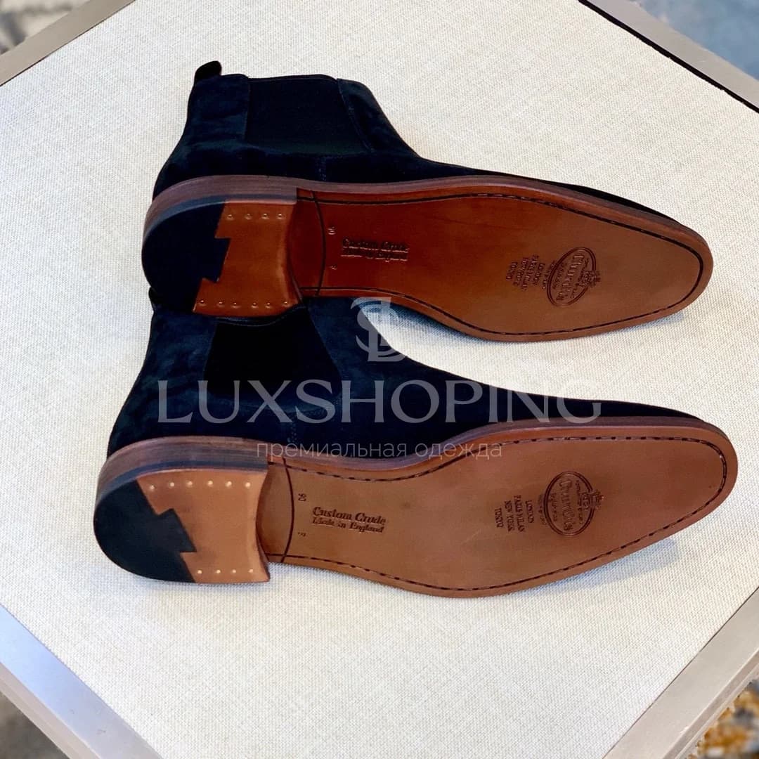 Church’s Chelsea Boots  Мужские челси из натуральной замши, тёмно-синий - фото 9