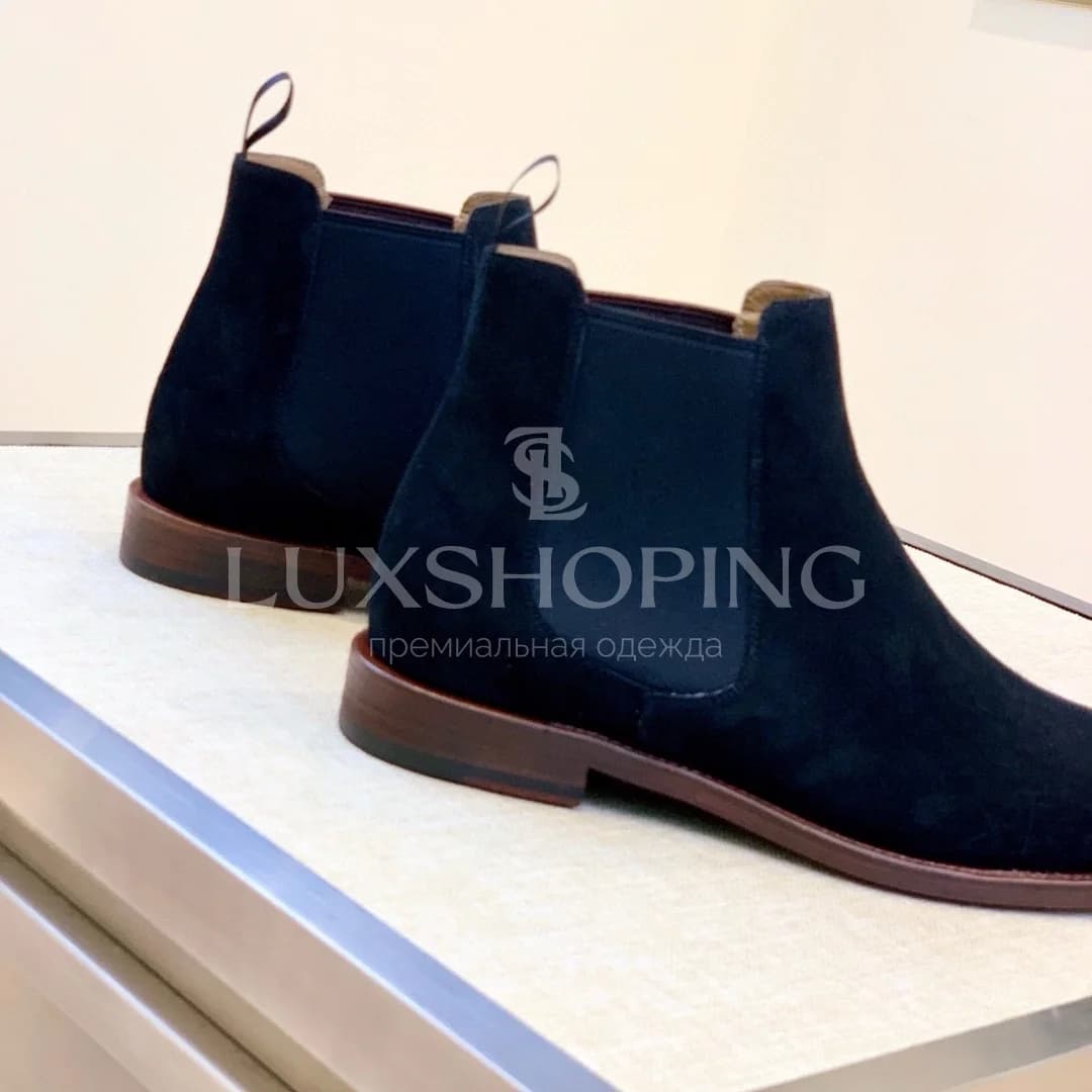 Church’s Chelsea Boots  Мужские челси из натуральной замши, тёмно-синий - фото 10