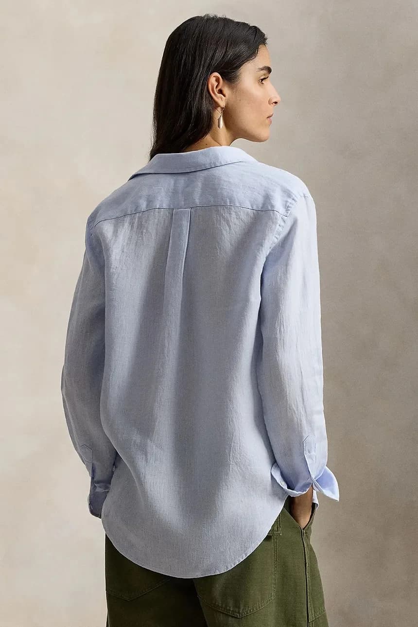 Льняная рубашка - фото 2