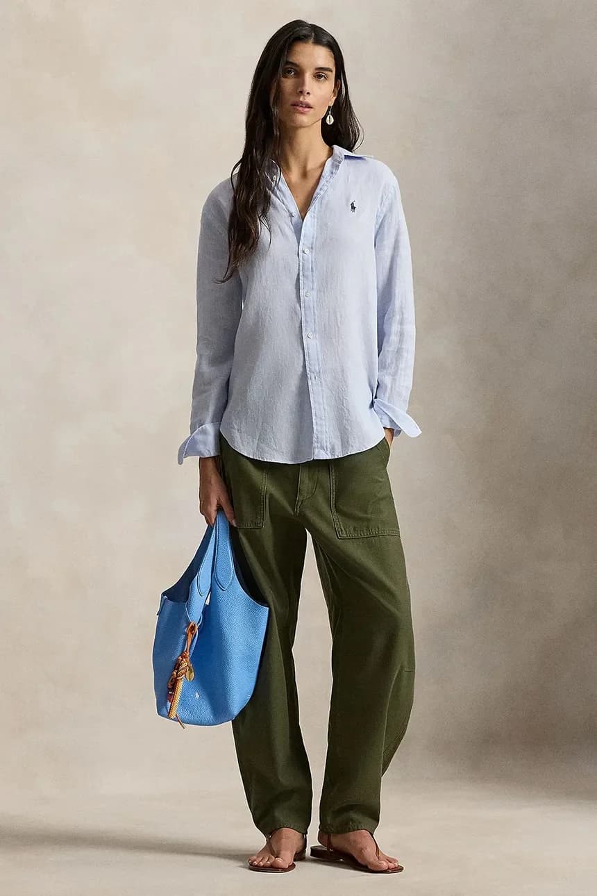 Льняная рубашка - фото 3