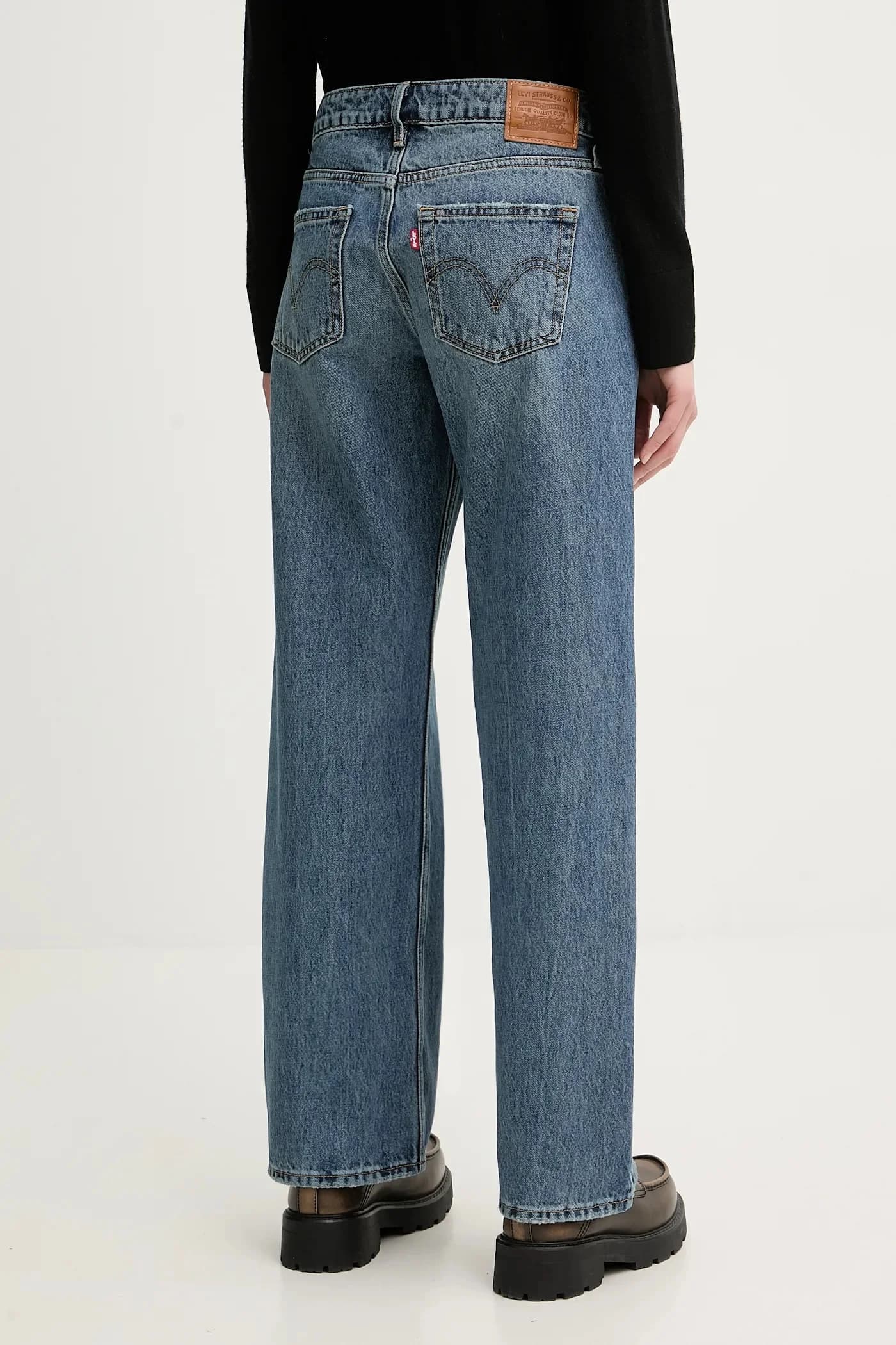 НИЗКИЕ СВОБОДНЫЕ джинсы - фото 3