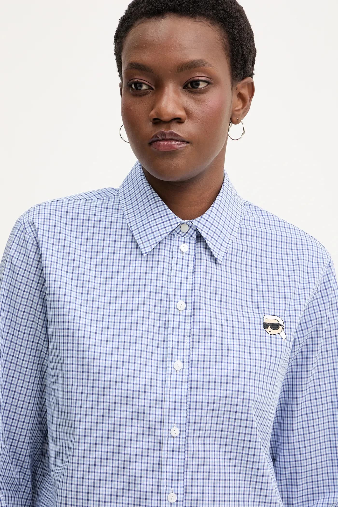 рубашка IKON из хлопка - фото 4