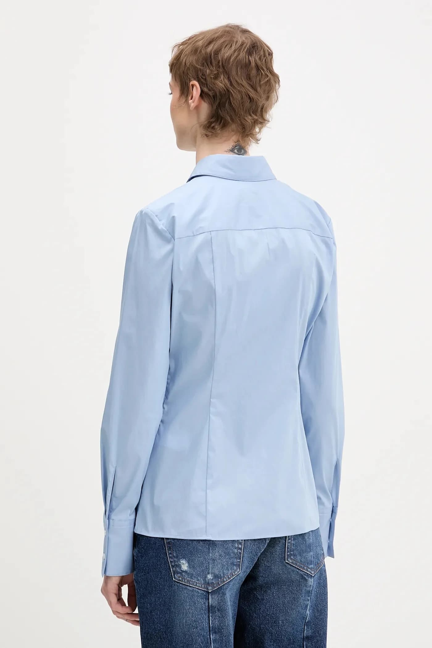 Приталенная рубашка - фото 3