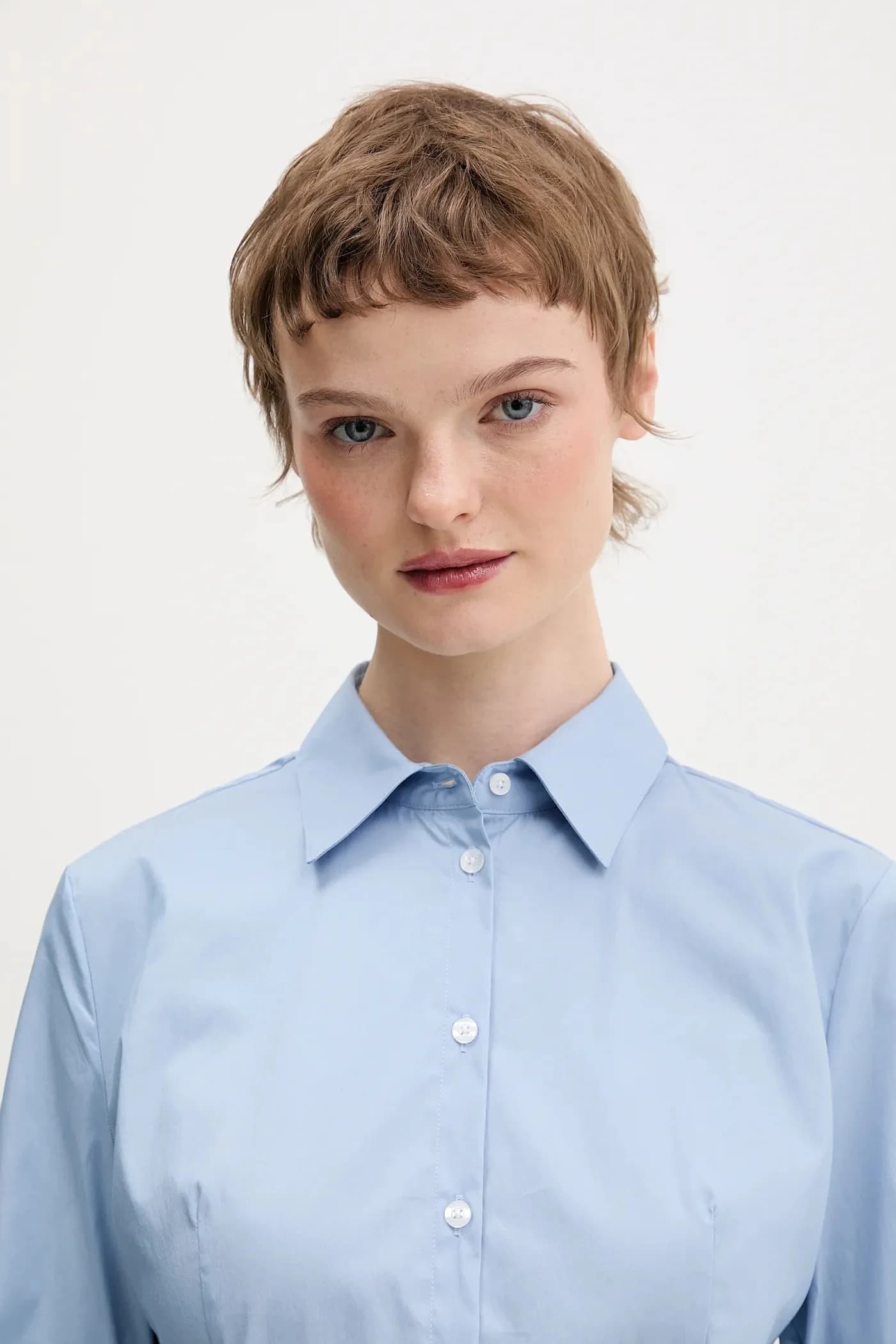 Приталенная рубашка - фото 4