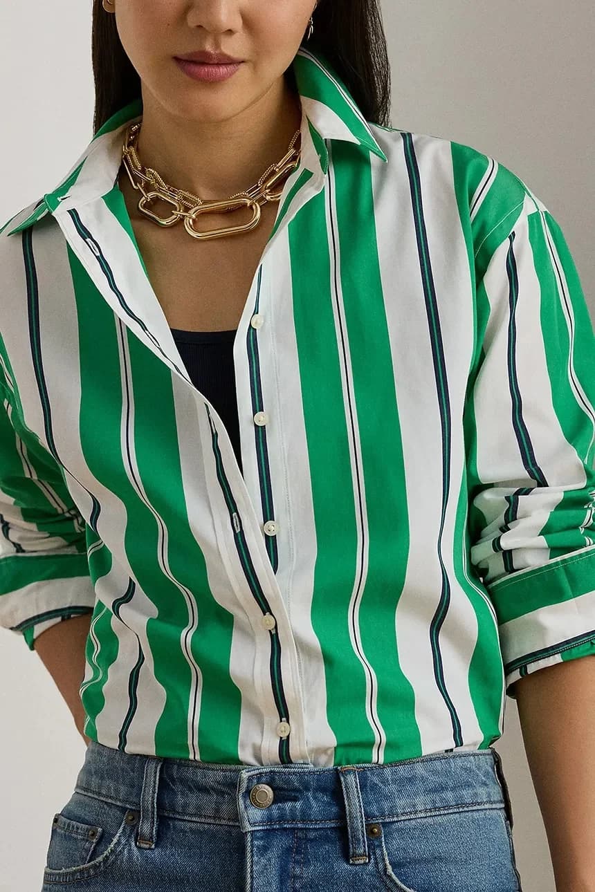 Хлопковая рубашка - фото 4