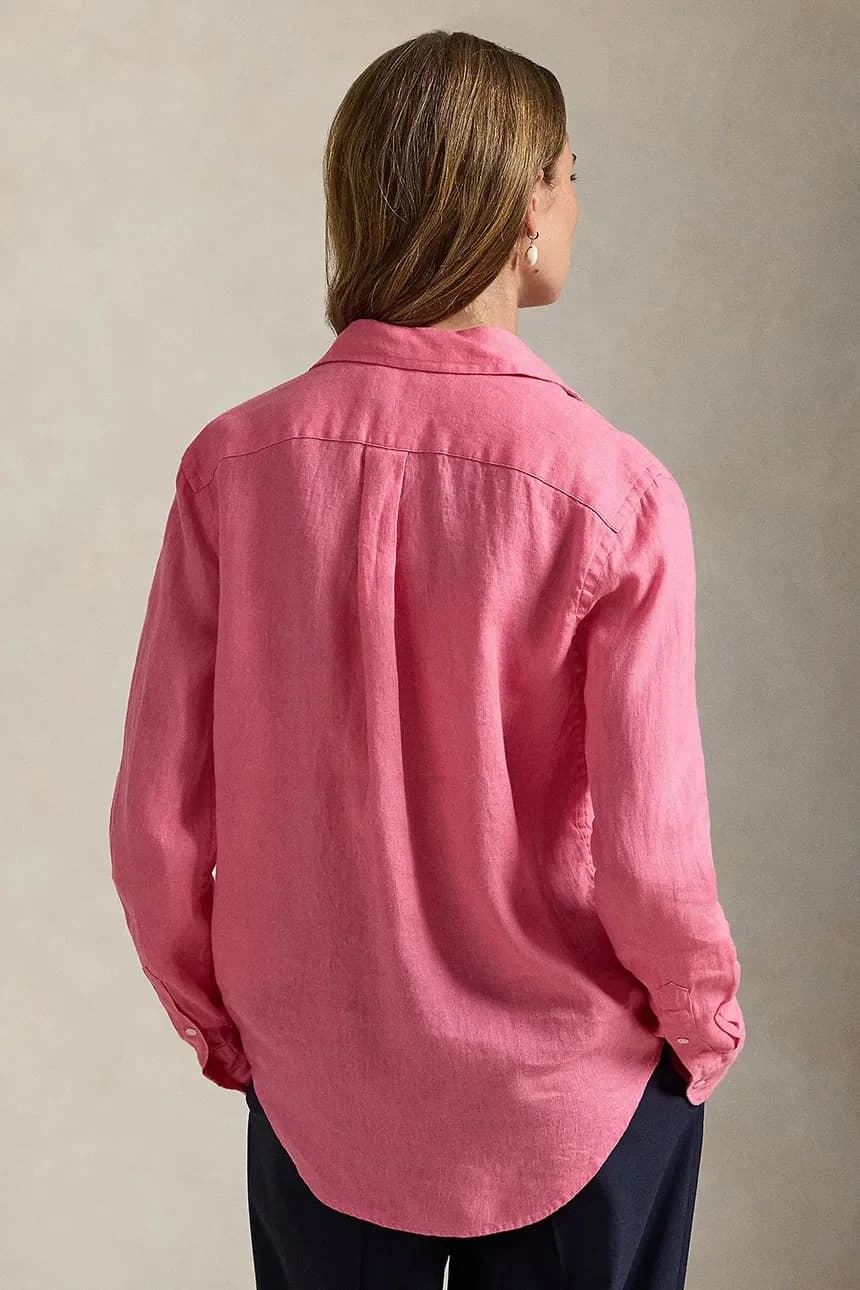 Льняная рубашка - фото 2