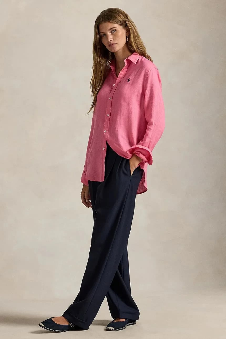 Льняная рубашка - фото 3