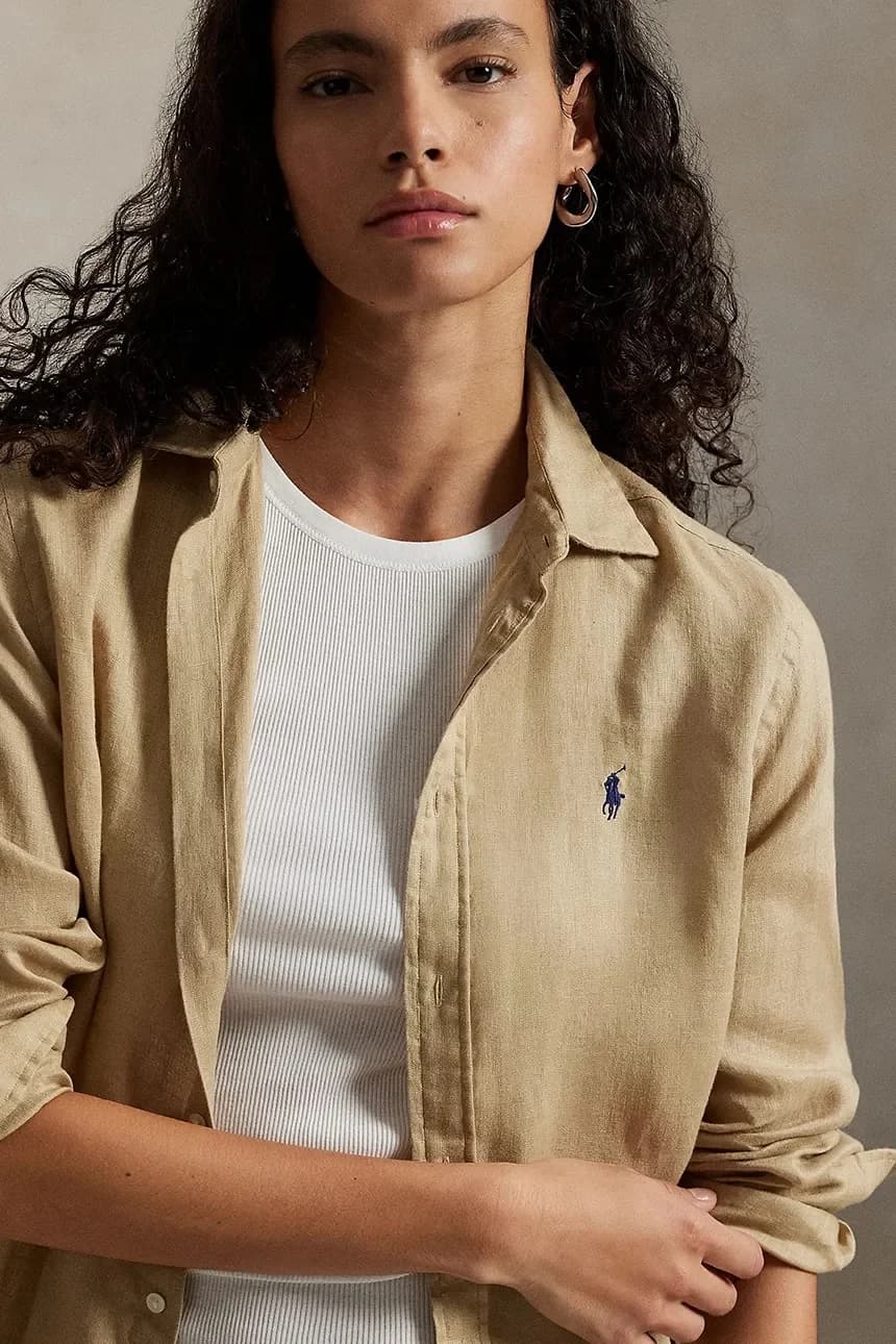 Льняная рубашка - фото 4