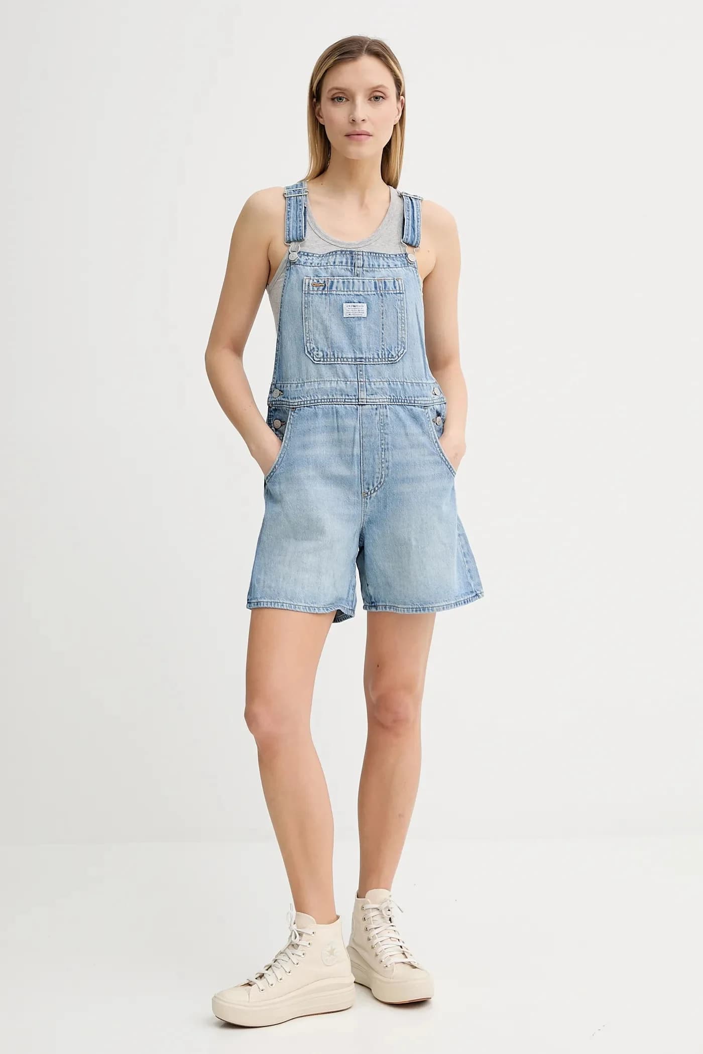 Джинсовый комбинезон UTILITY SHORTALL - фото 2