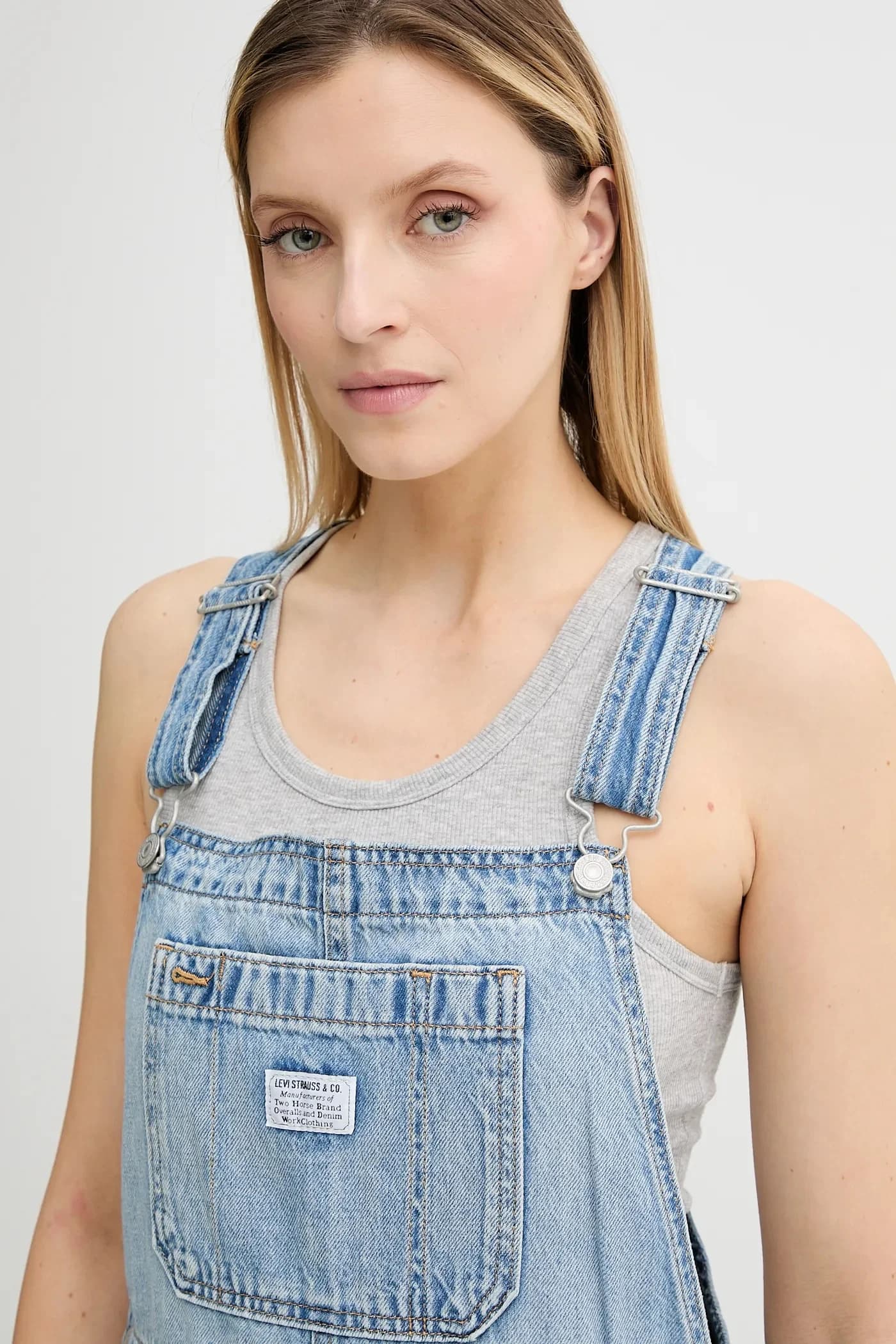 Джинсовый комбинезон UTILITY SHORTALL - фото 4