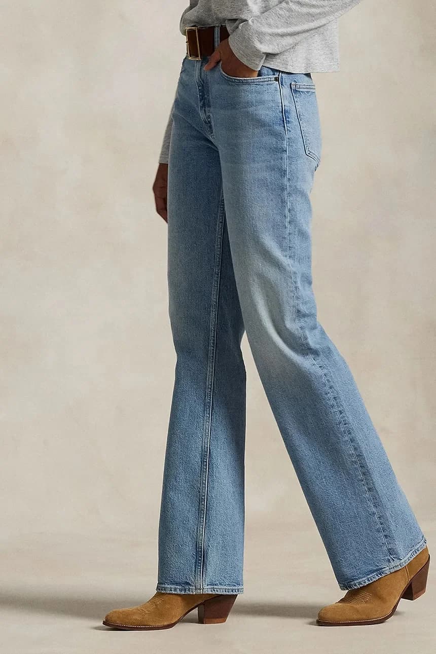 Хлопковые джинсы - фото 3