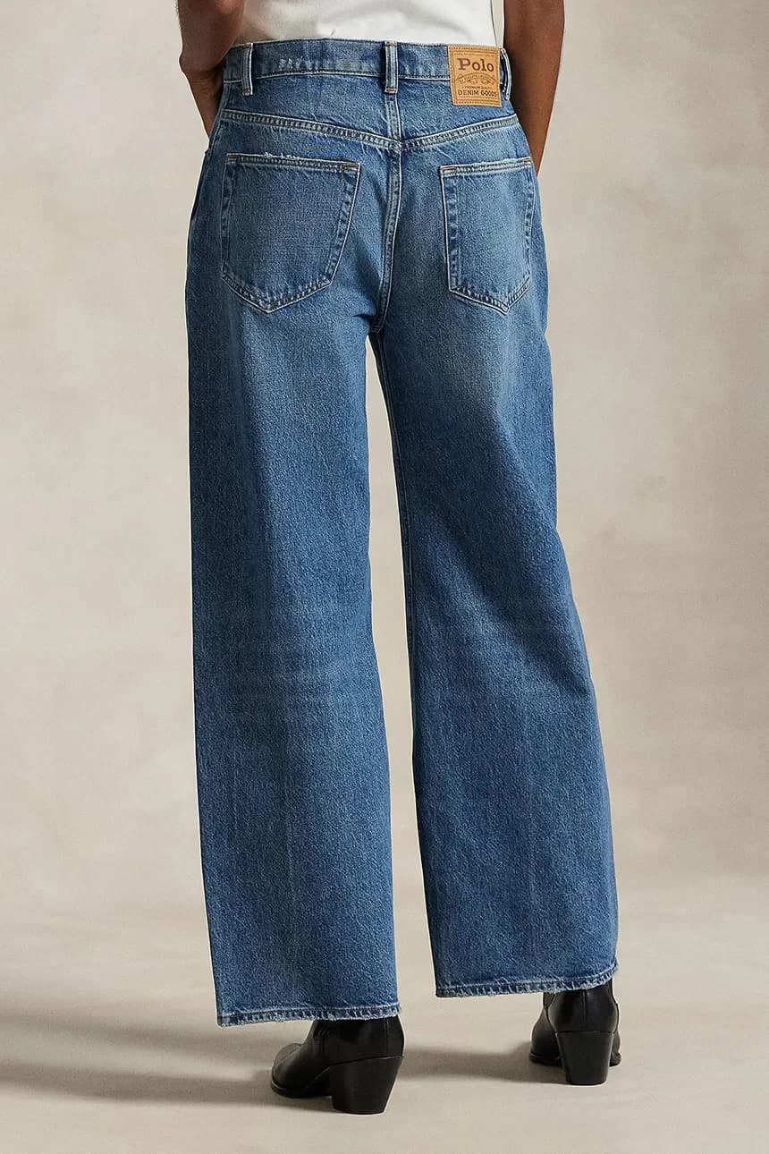 Хлопковые джинсы - фото 2