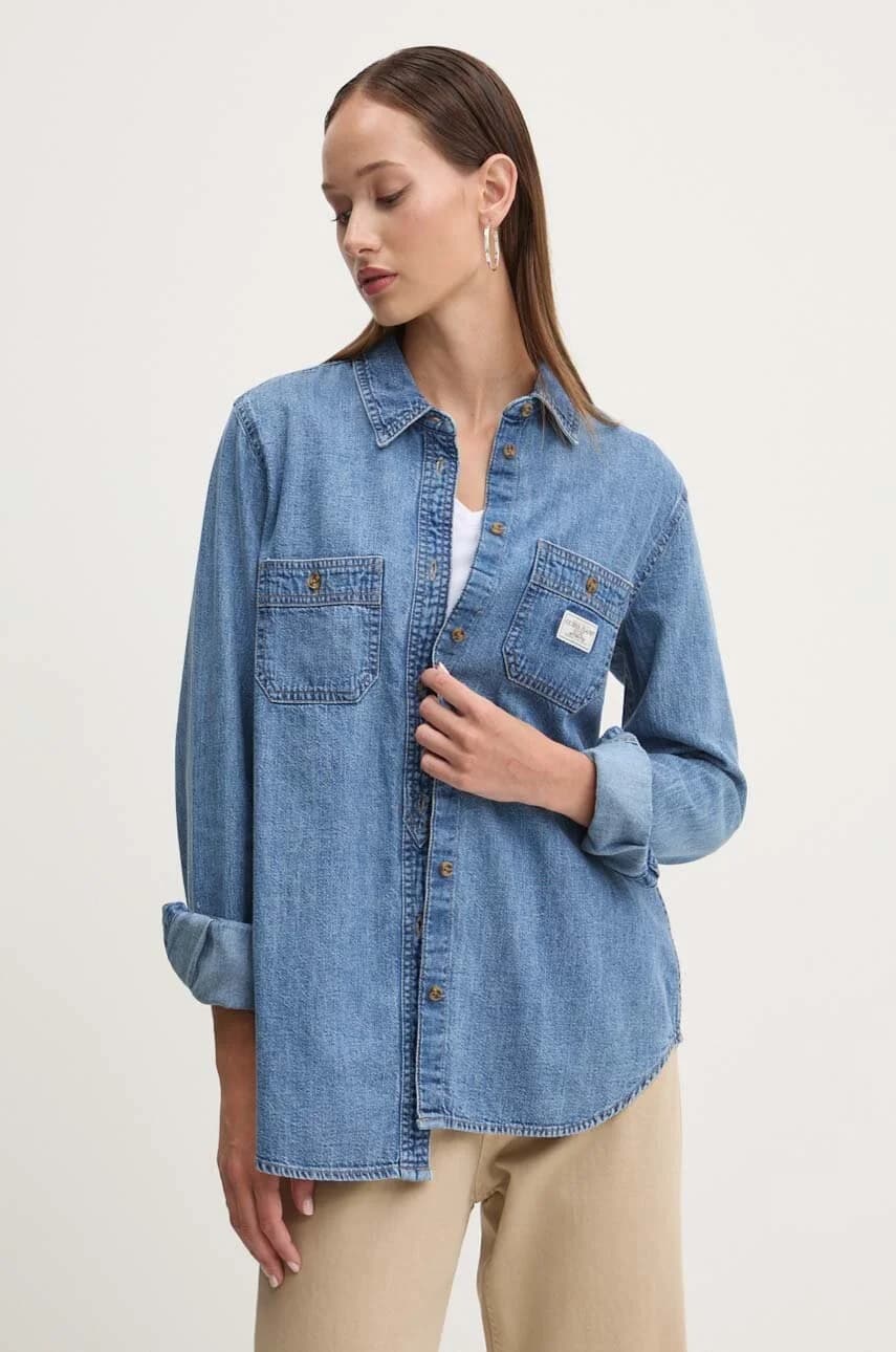 Джинсовая рубашка