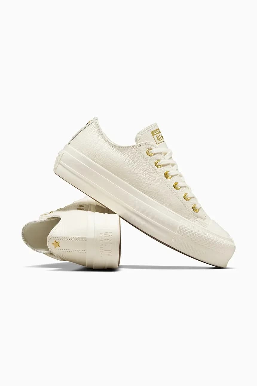 кожаные кроссовки Chuck Taylor All Star Lift - фото 4