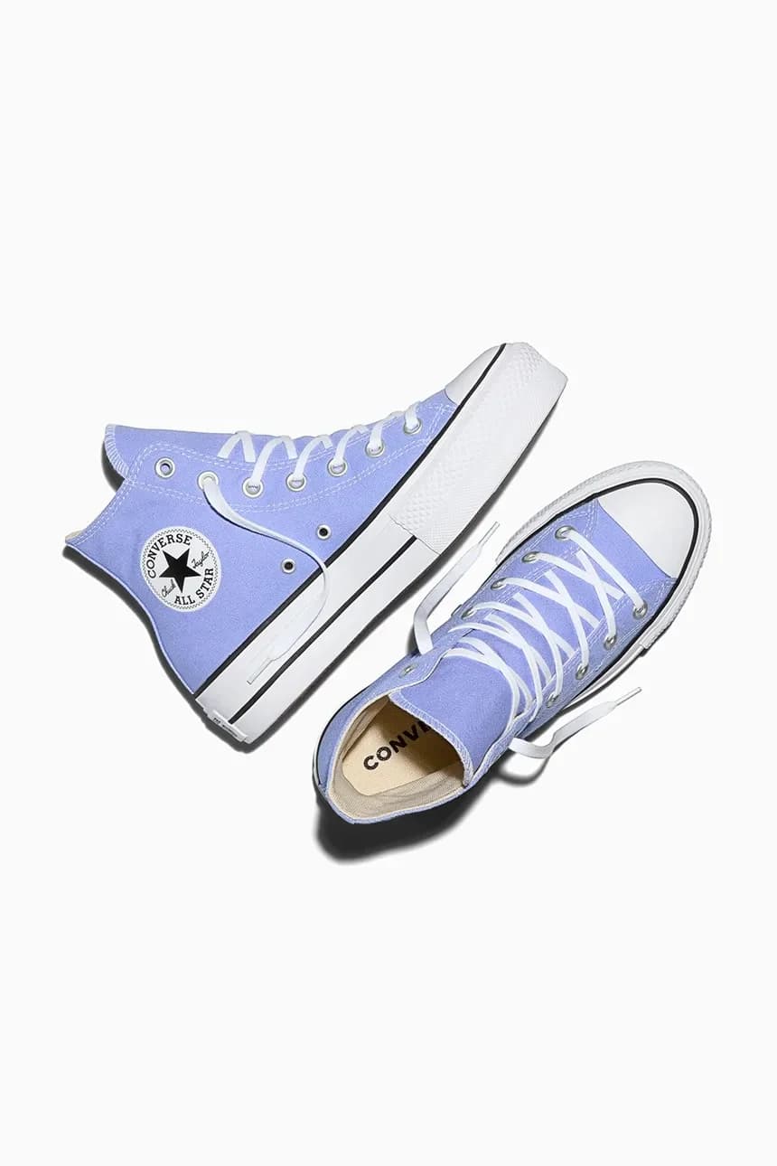 кроссовки Chuck Taylor All Star Lift синие для женщин - фото 6