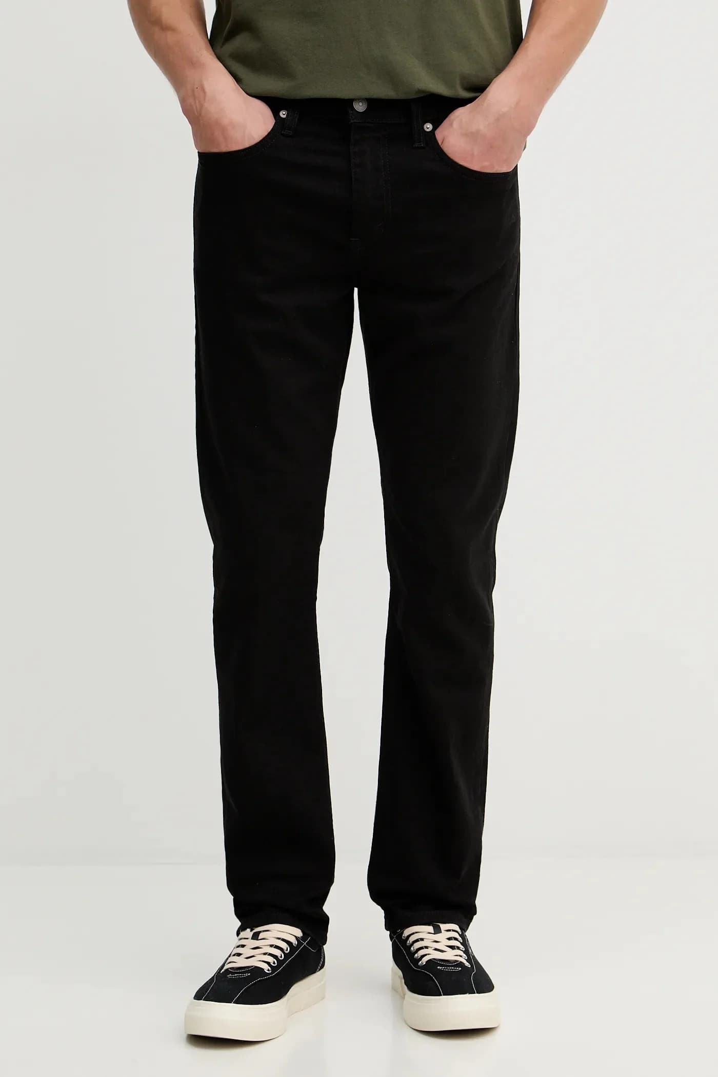 Джинсы 502™ TAPER черные для мужчин