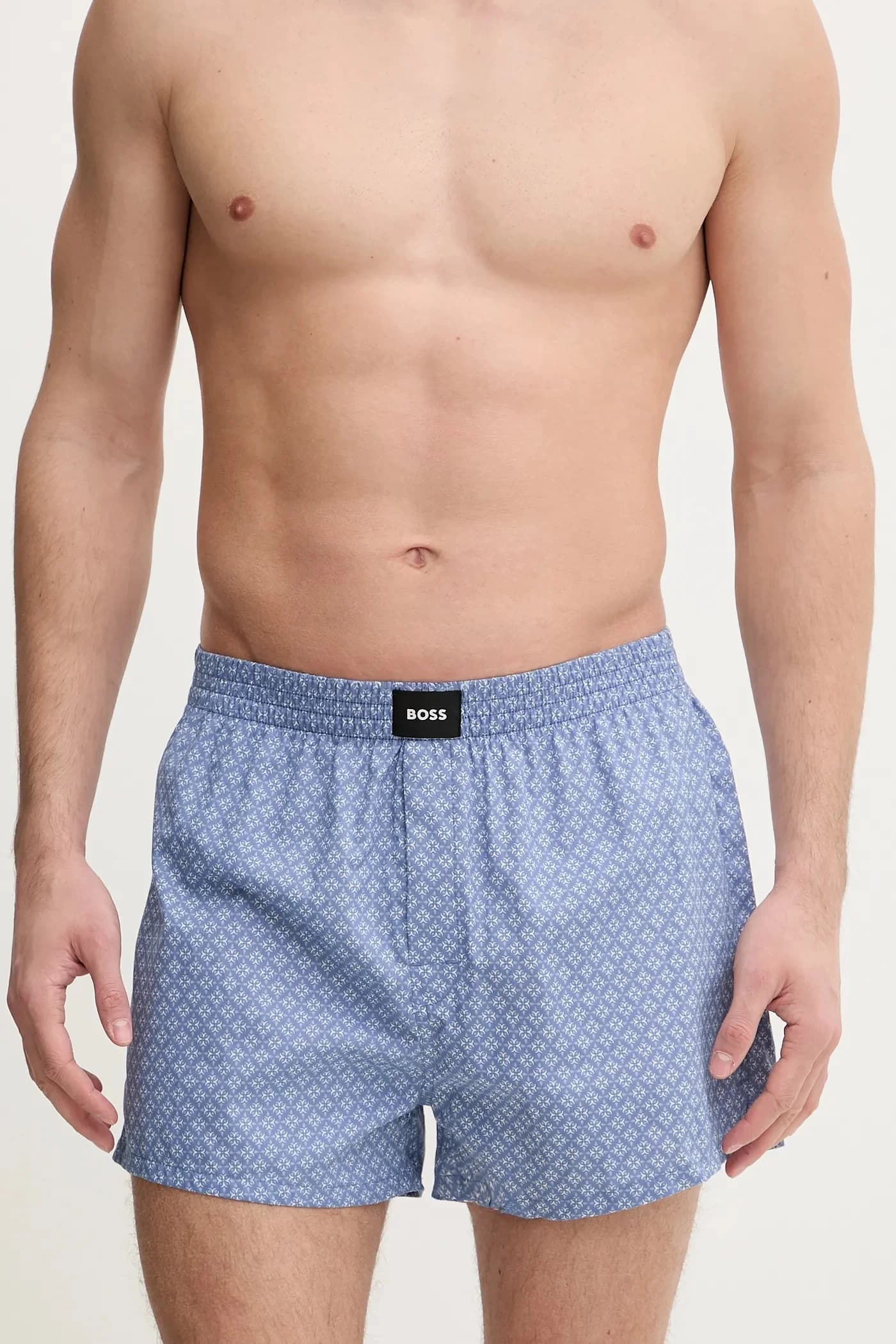 Свободные мужские хлопковые боксеры 2P Boxer S. CW Персиковые 2 шт. - фото 2