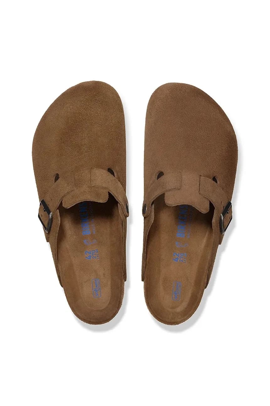 замшевые шлепанцы Boston - фото 4
