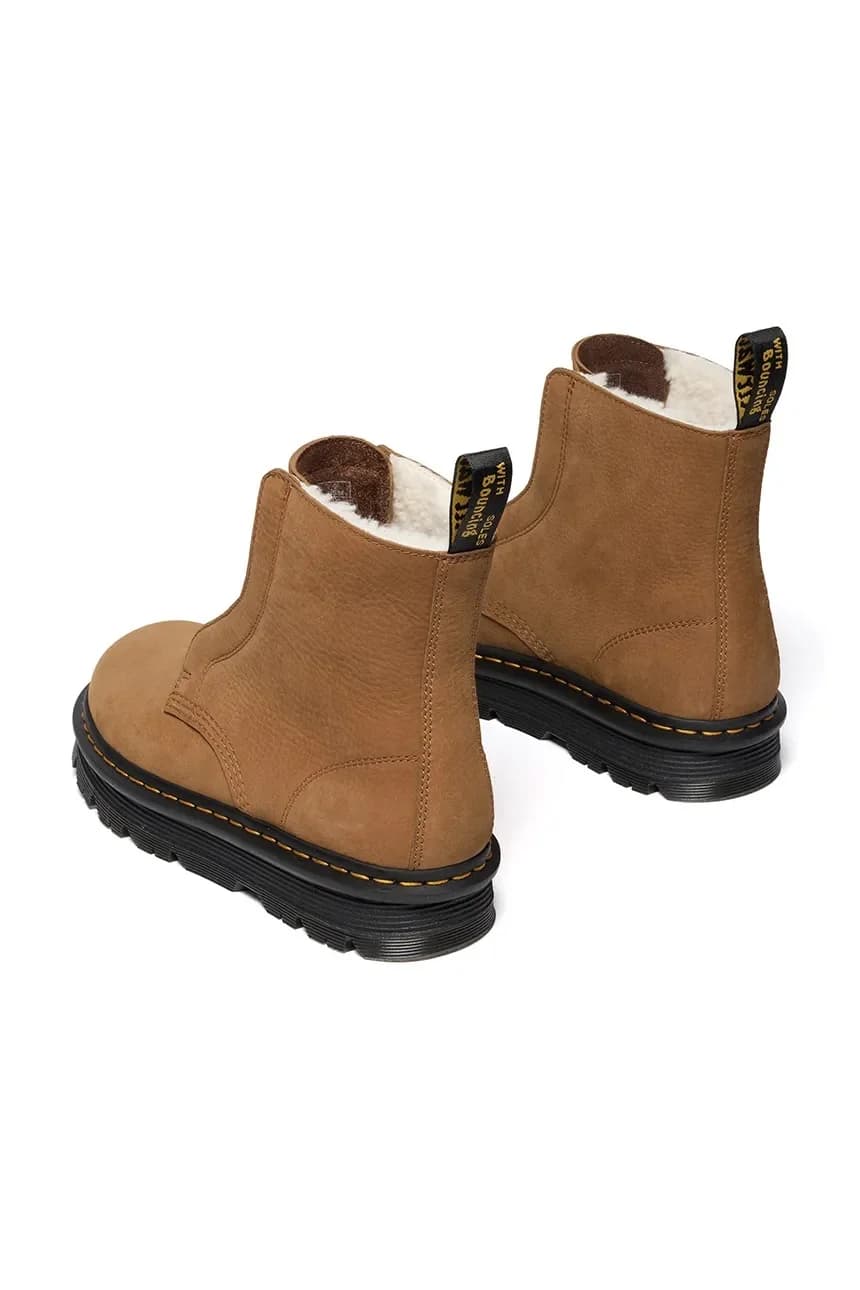 ZebZag Ботильоны из нубука с кружевной менее теплой подкладкой - фото 3