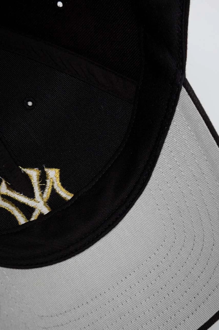 Бейсбольная кепка MLB New York Yankees черная для мужчин - фото 3