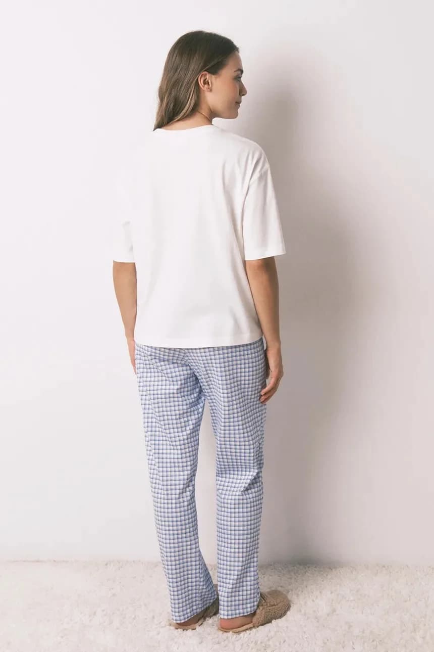 SNOOPY хлопковый пижамный комплект - фото 2