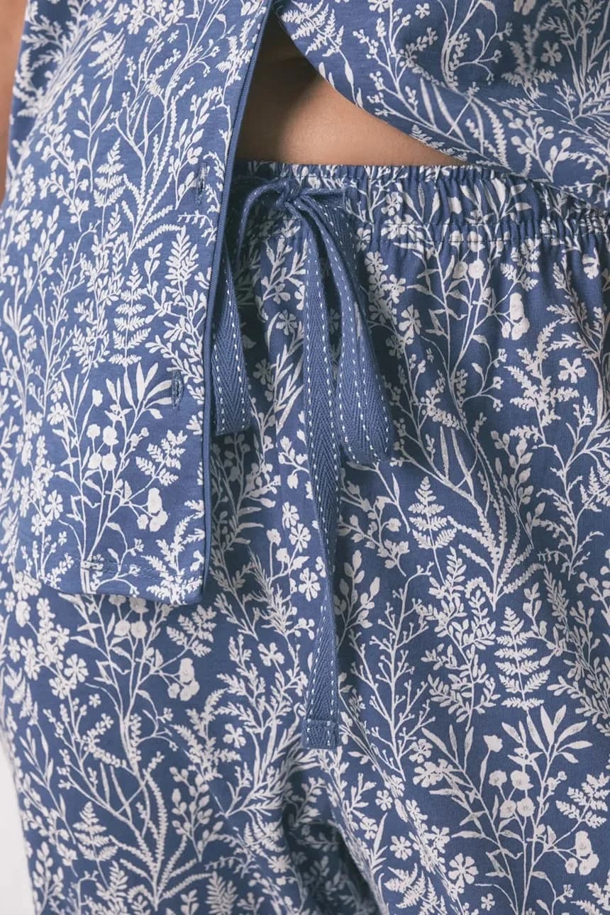 Хлопковый пижамный комплект - фото 5