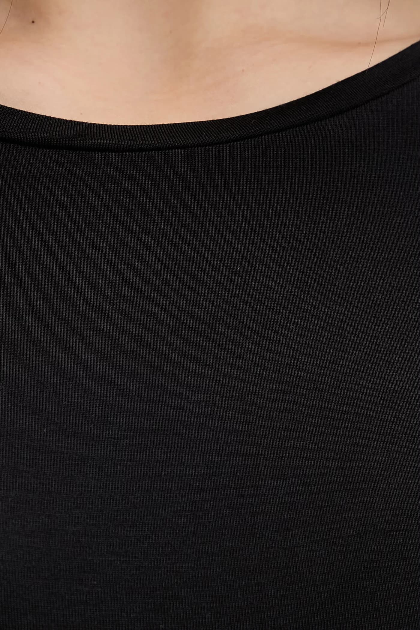 Пижамная футболка с шелком - фото 5