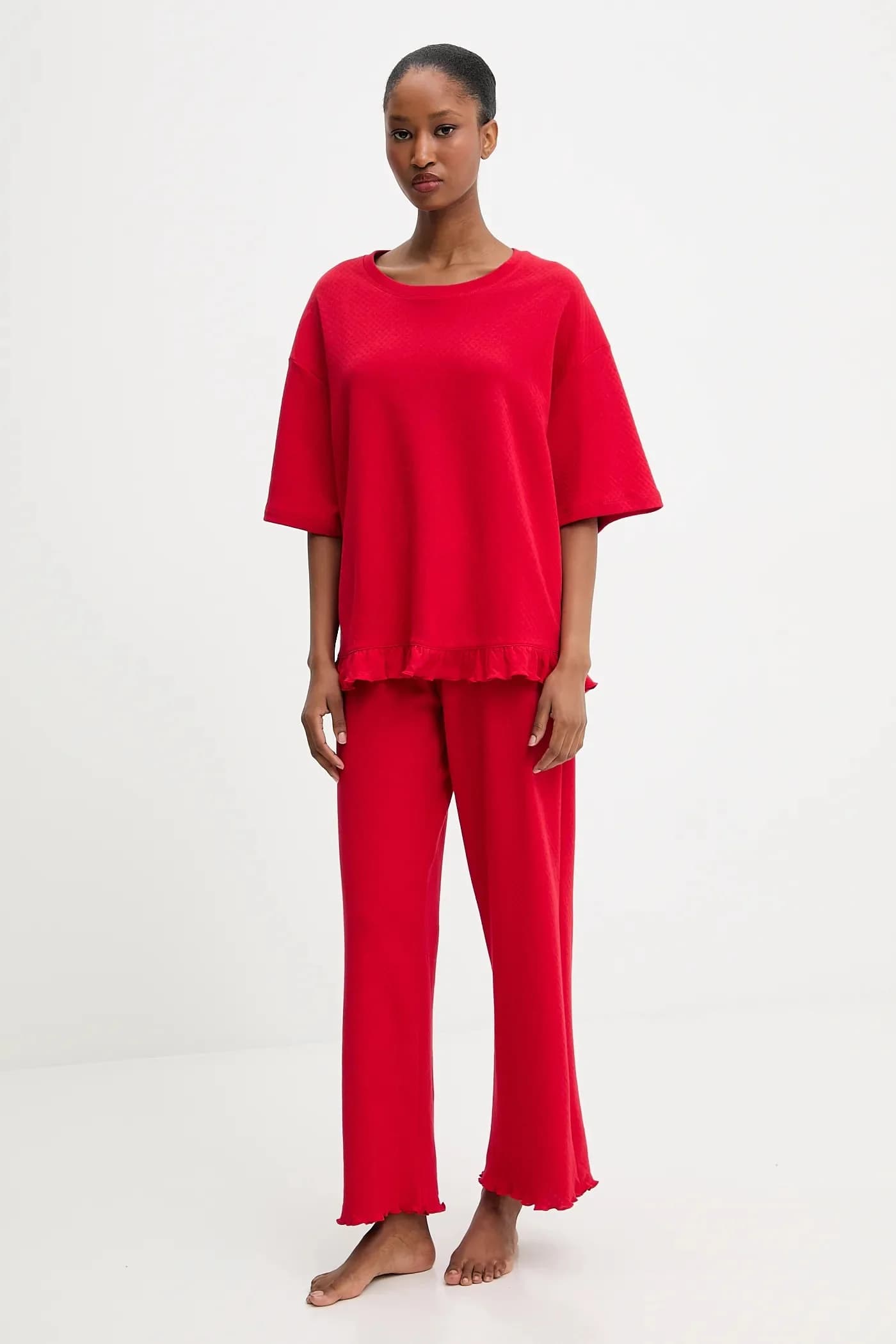 Хлопковая пижама Answear Lab - фото 2