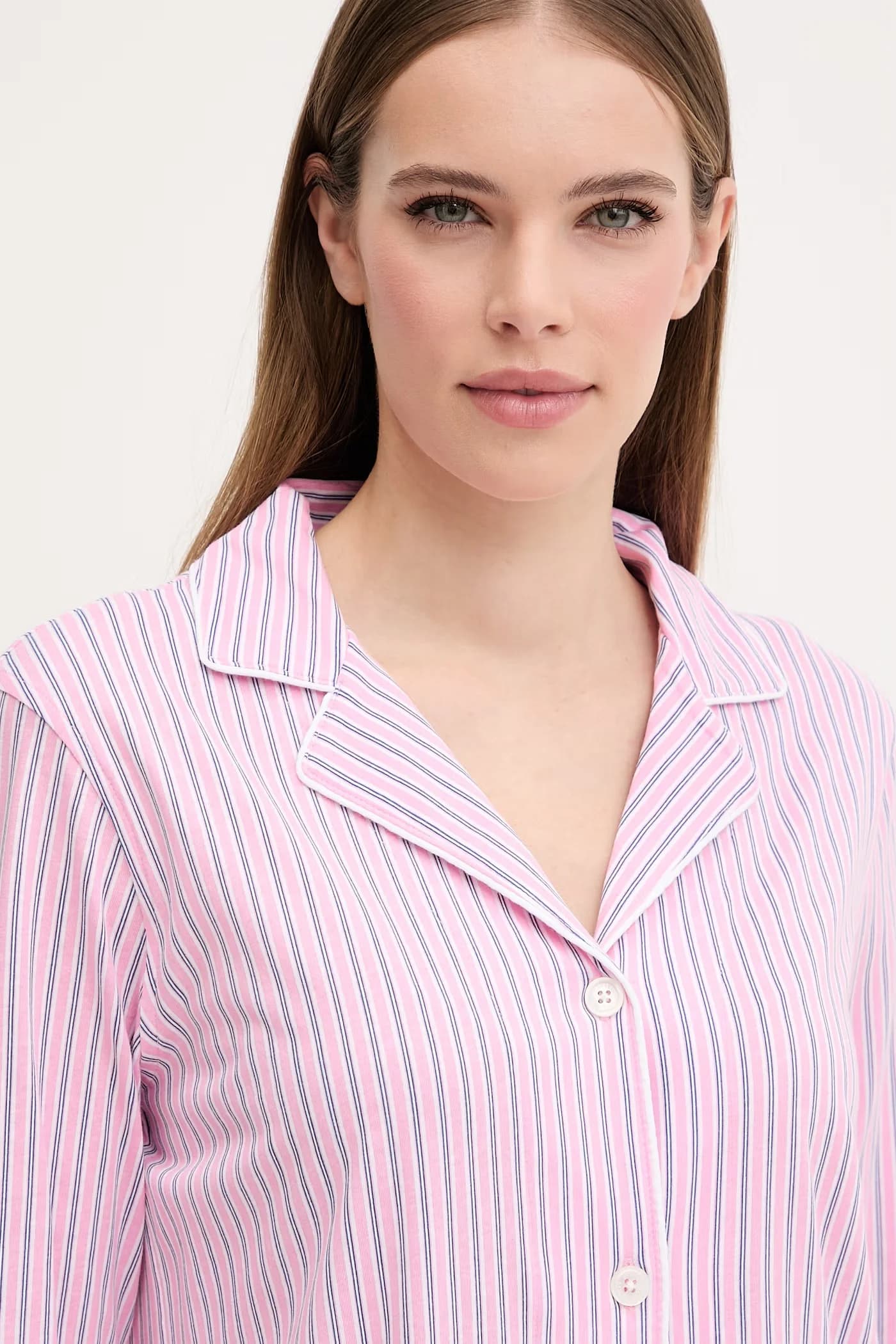 Хлопковая ночная рубашка - фото 3