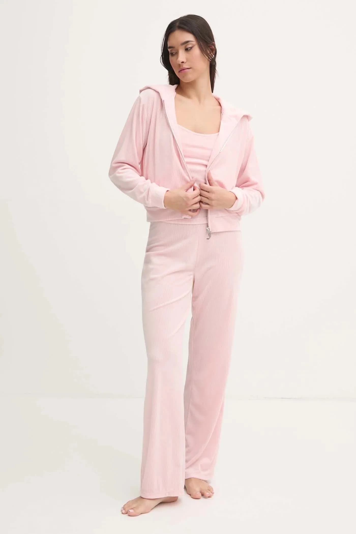 пижама VICKY RIB FLARE PANT - фото 2