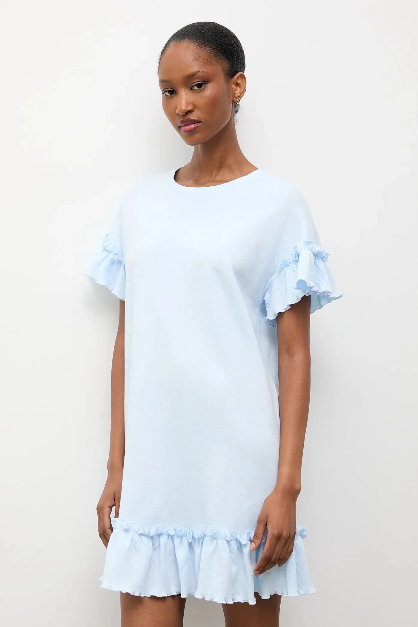 Хлопковая ночная рубашка - фото 2