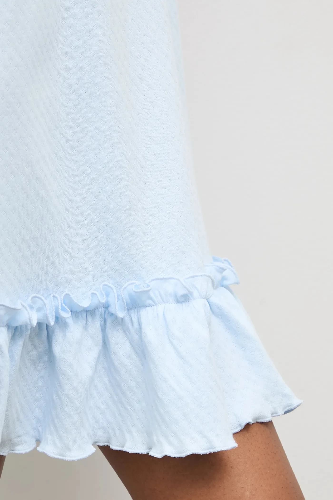 Хлопковая ночная рубашка - фото 5