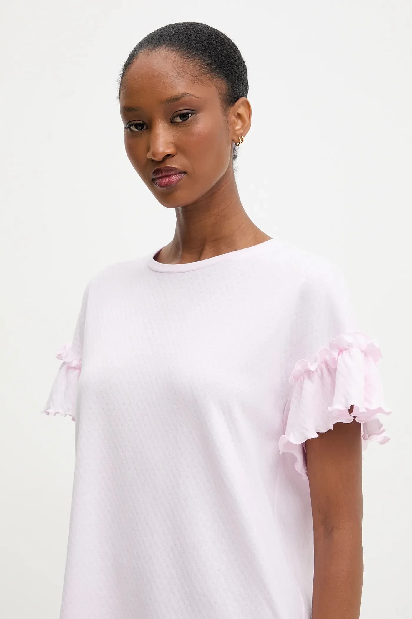 Хлопковая ночная рубашка - фото 4