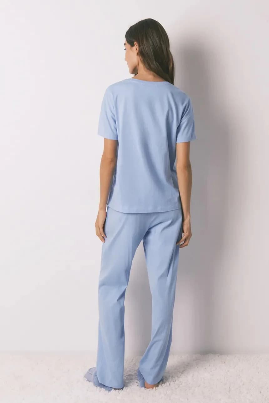 женская секретная хлопковая пижама - фото 2