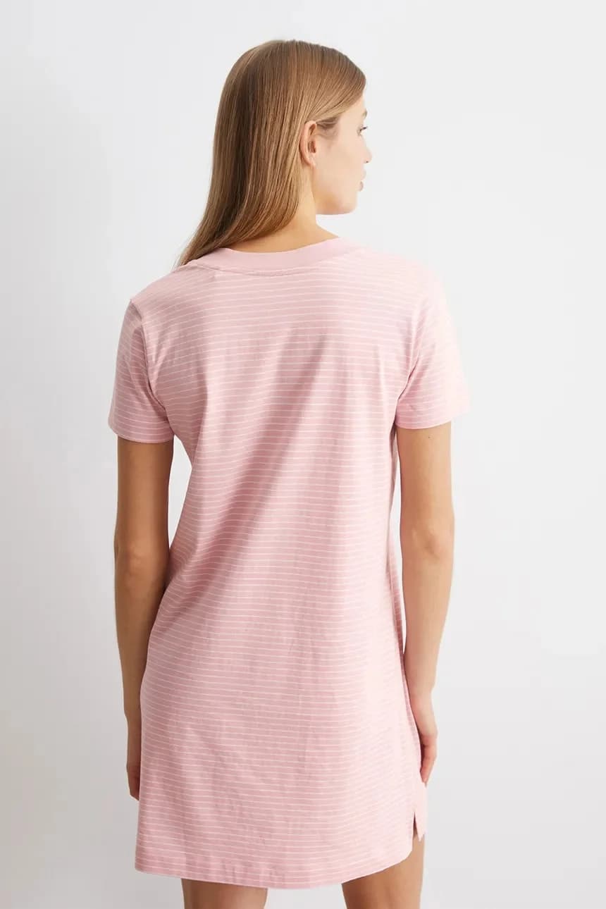 Хлопковая ночная рубашка - фото 2