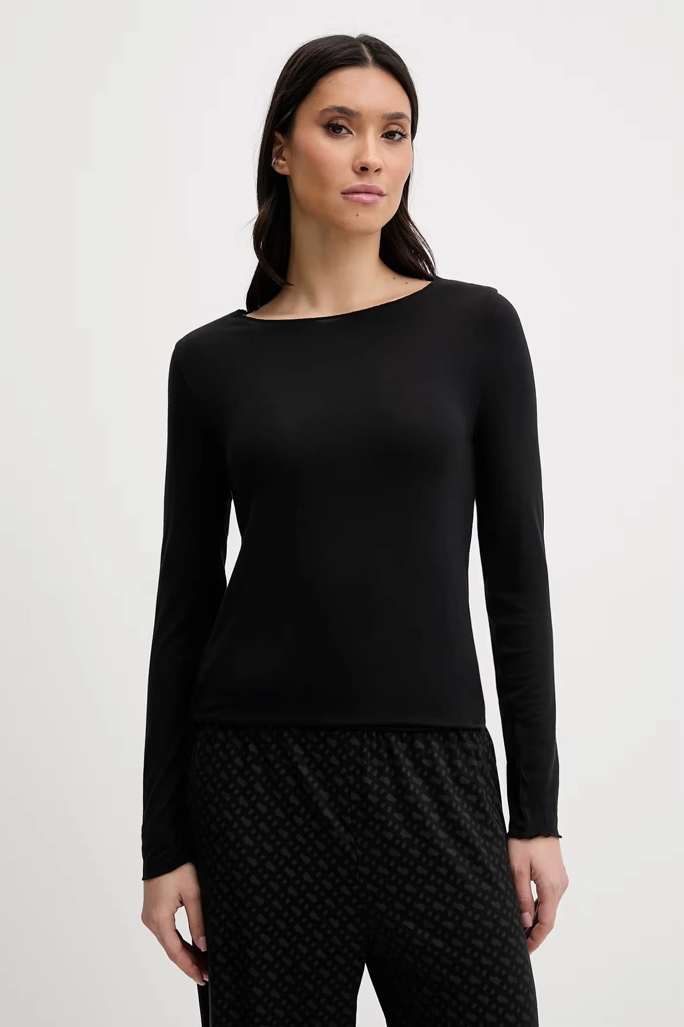 Пижама с длинными рукавами из смесового льна