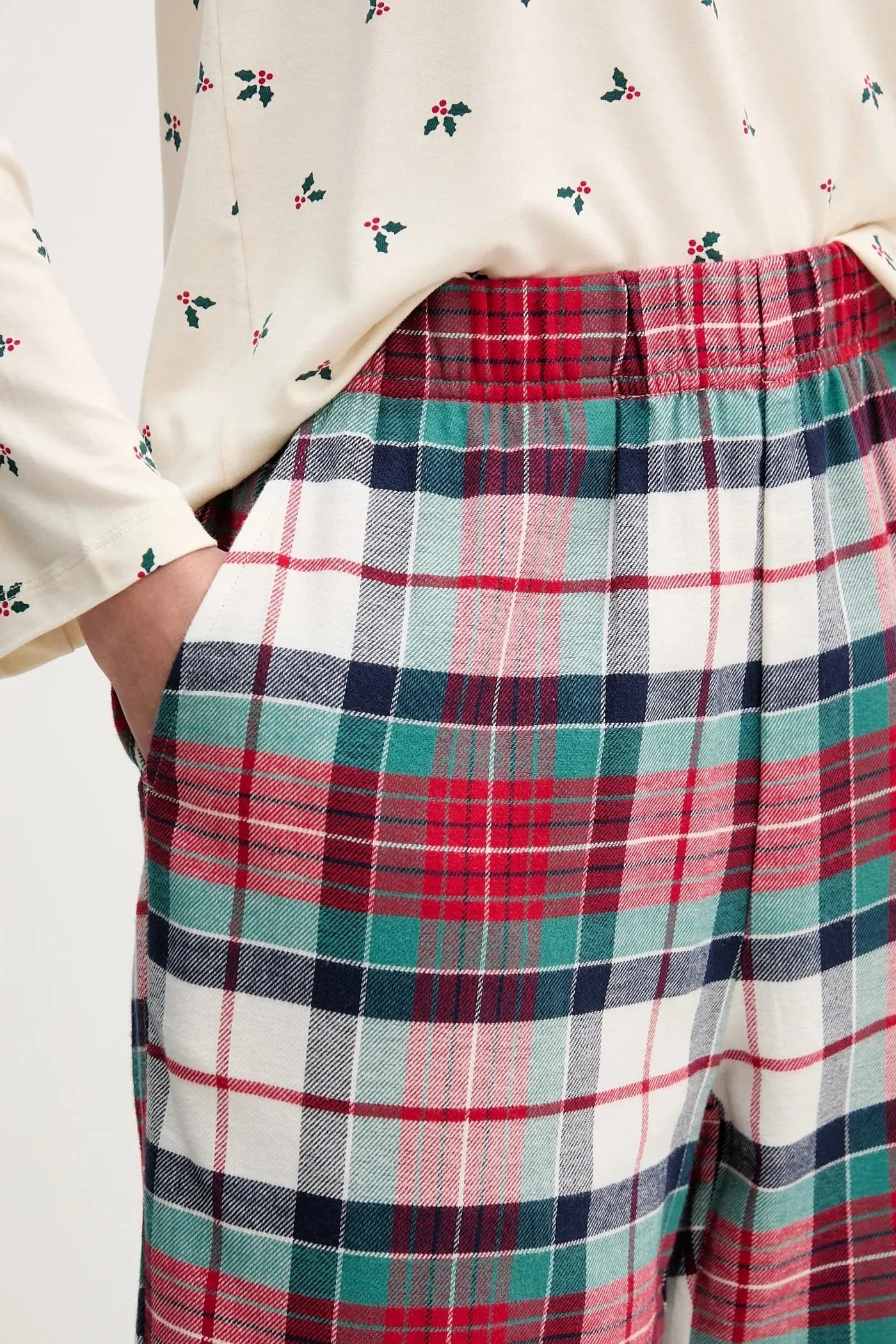 Хлопковые пижамные штаны - фото 4