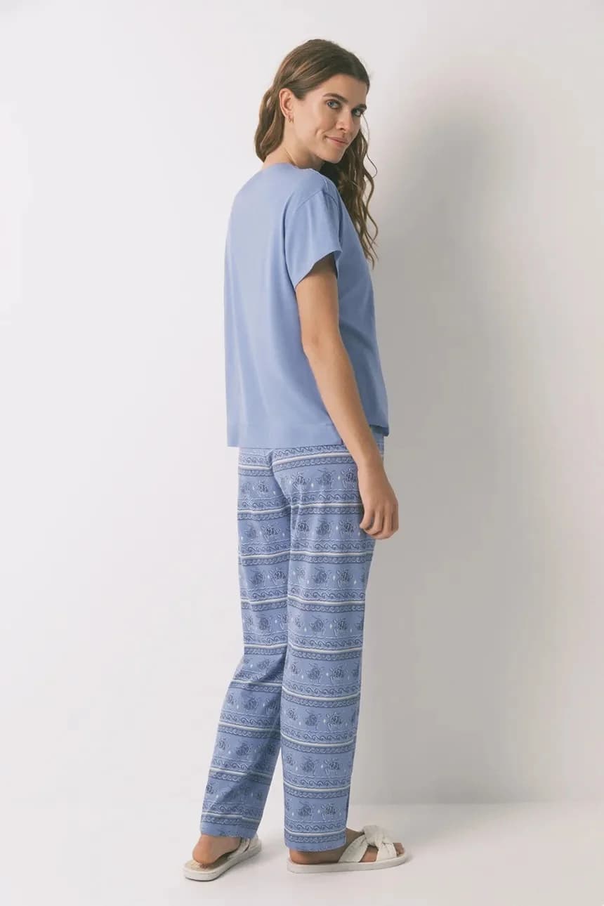 женская секретная хлопковая пижама - фото 4