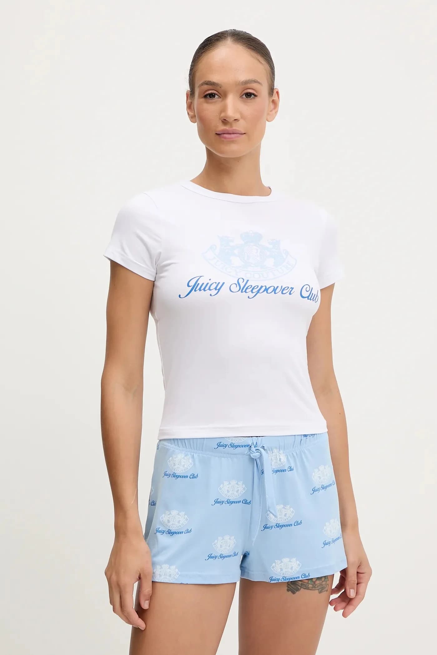 КОРОТКИЙ ПИЖАМНЫЙ КОМПЛЕКТ JUICY SLEEPOVER CLUB - фото 2