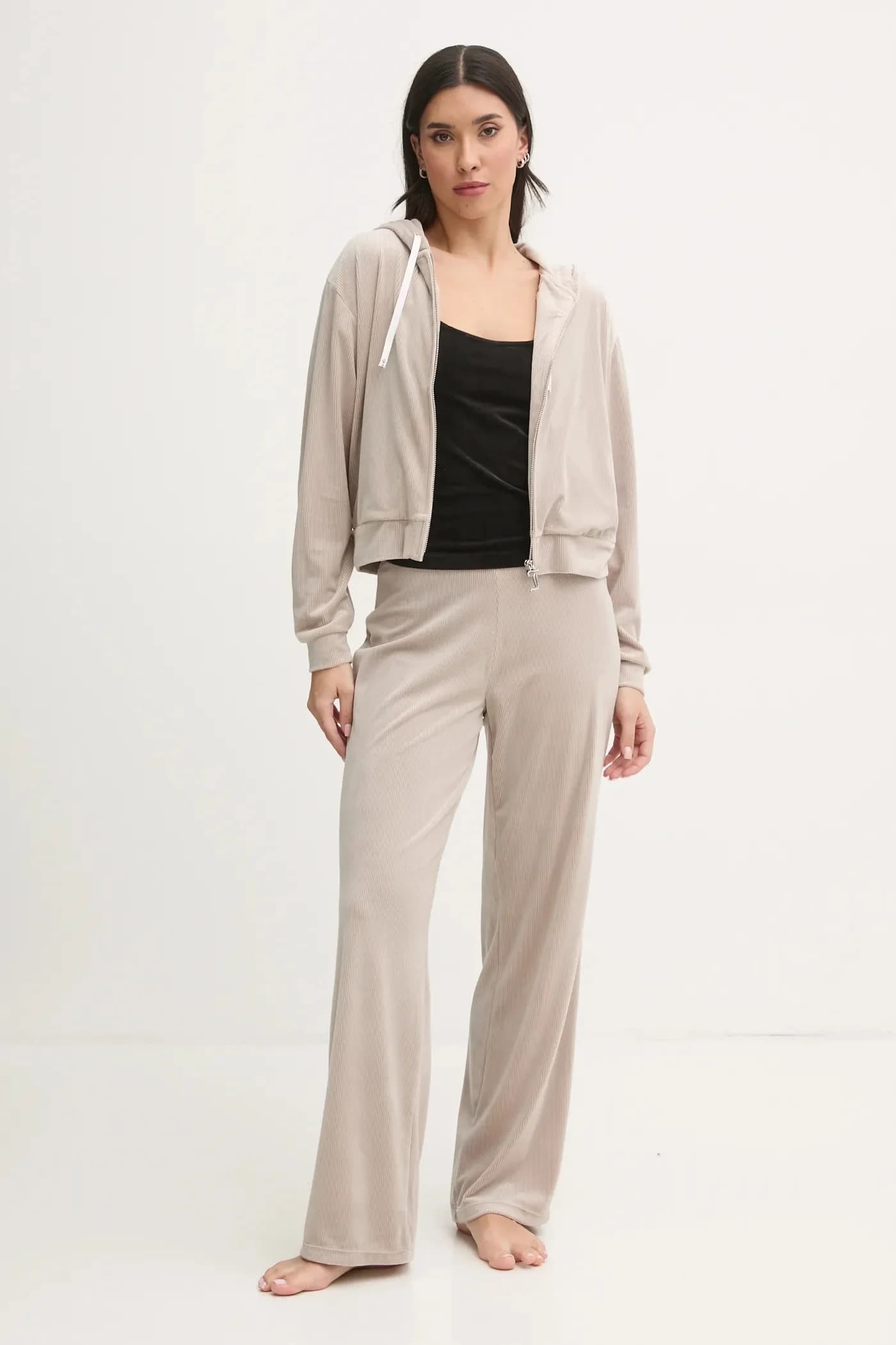 Пижамная толстовка LIV RIB VELOR HOODIE - фото 2